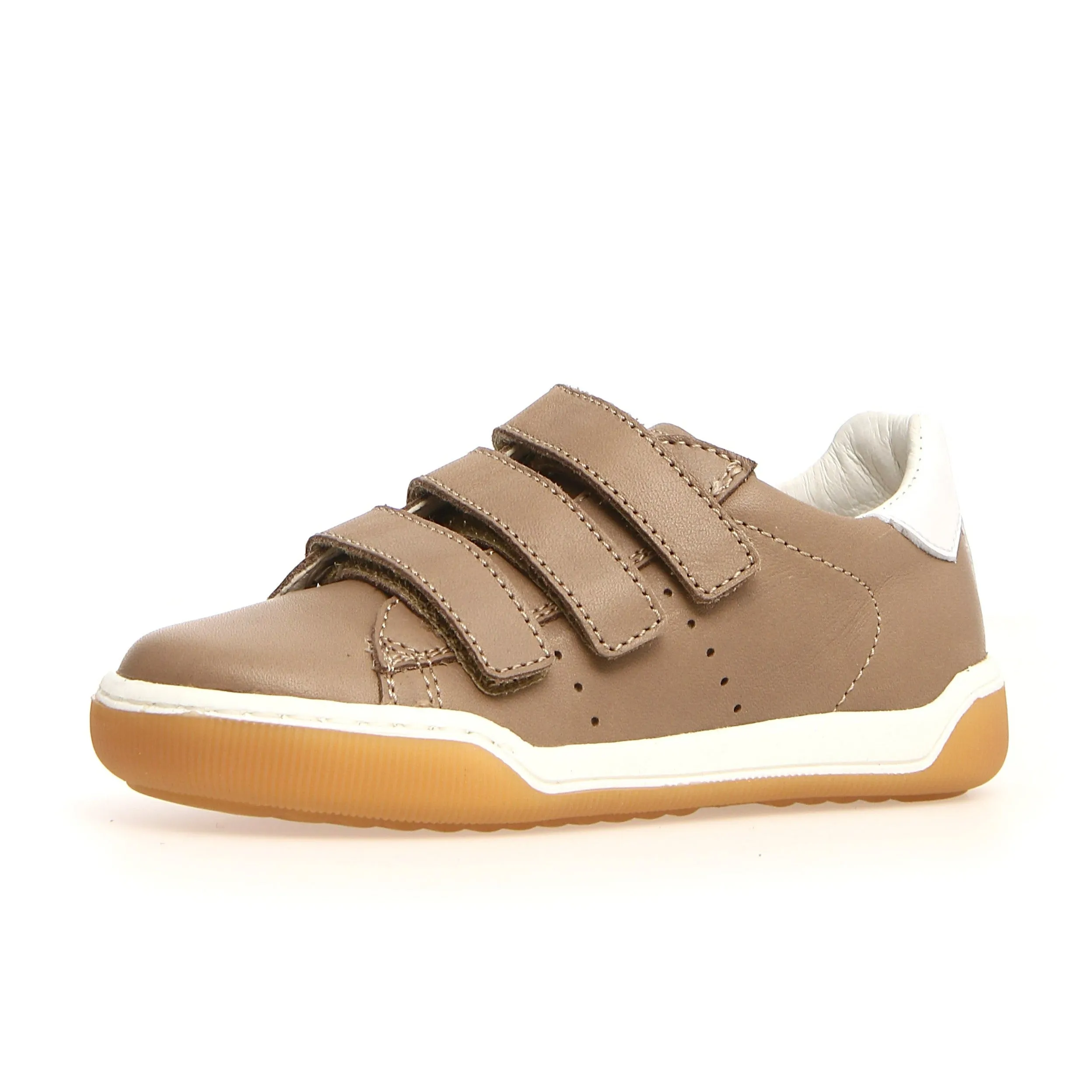 Naturino Cliff VL 2 Boy's and Girl's Sneakers - Taupe/White sunny day
