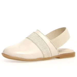 Naturino Evry Girl's Dress Shoes - Beige/Platinum modern touch