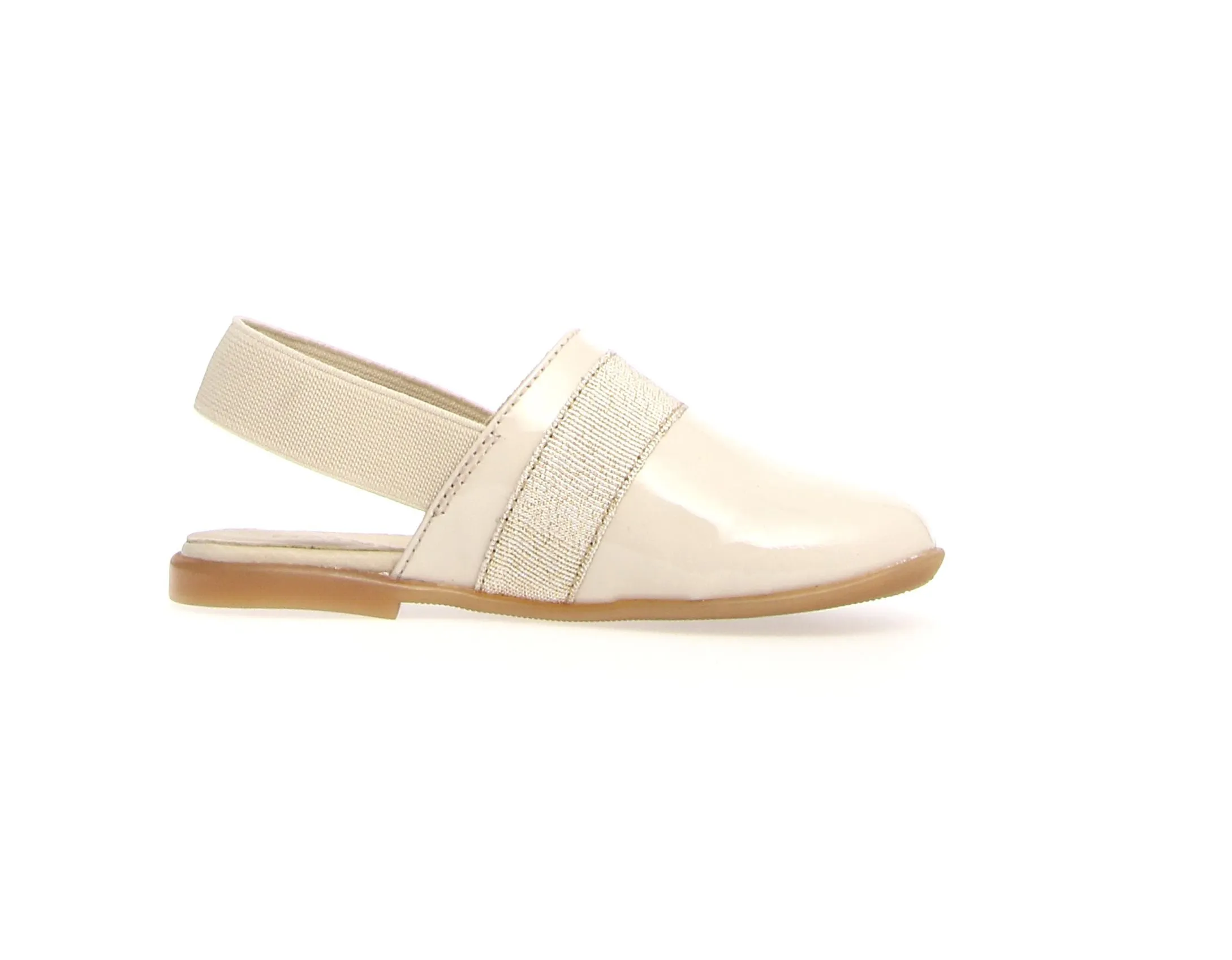 Naturino Evry Girl's Dress Shoes - Beige/Platinum Cozy Day