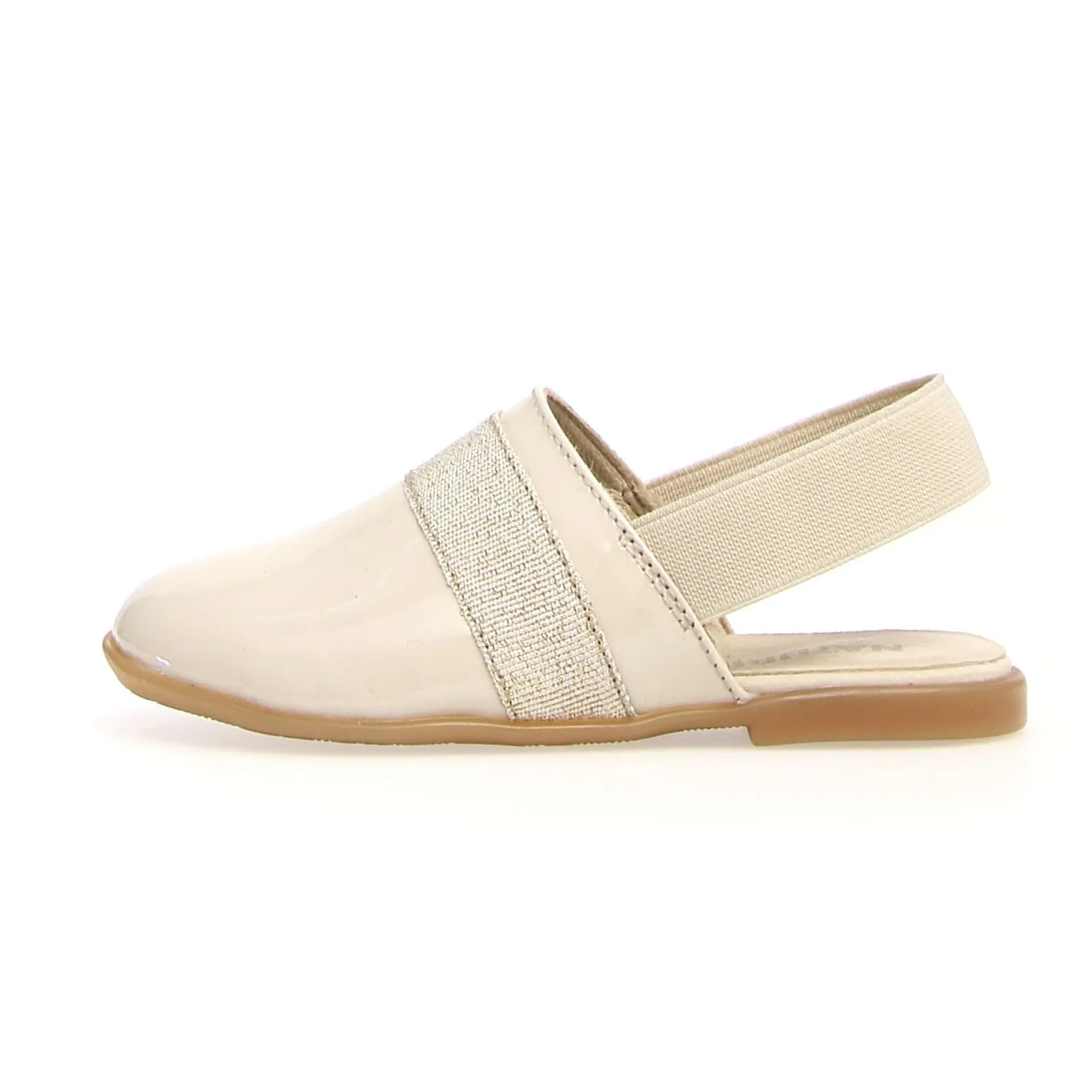 Naturino Evry Girl's Dress Shoes - Beige/Platinum Nature Touch