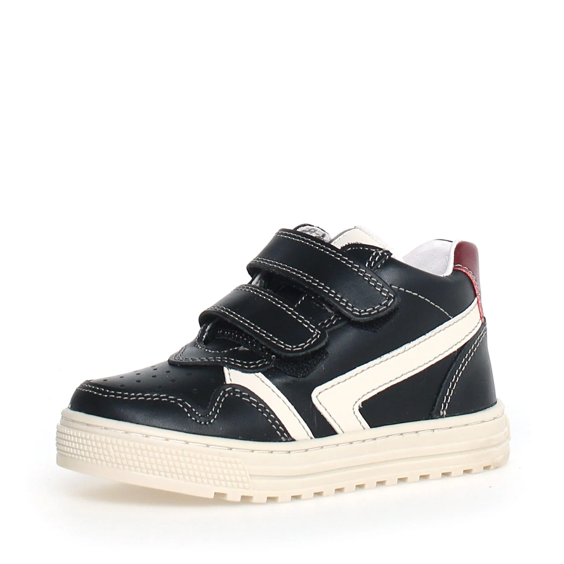 Naturino Girl's & Boy's Ceonia High Vl Calf Sneakers - Black/Milk no pressure