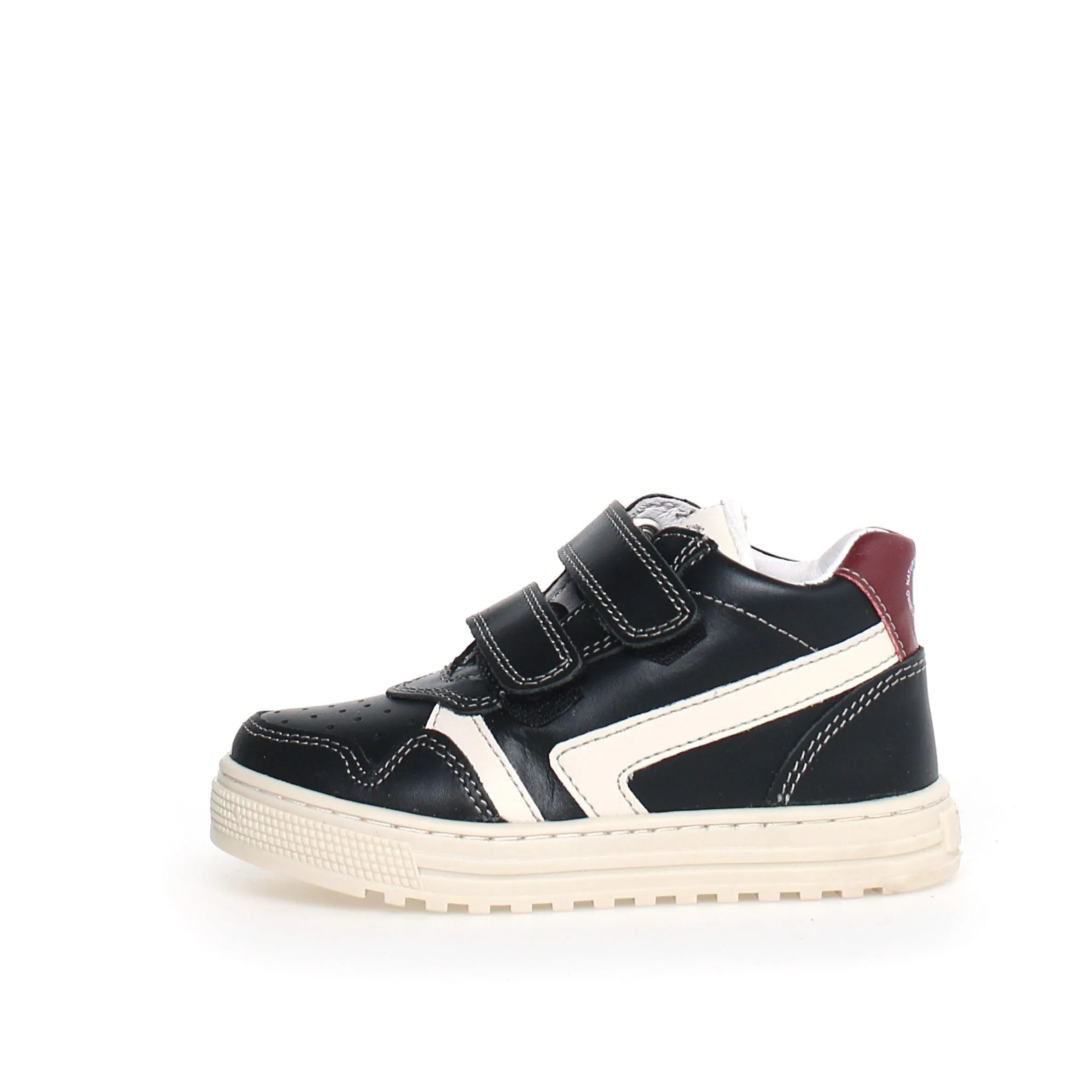 Naturino Girl's & Boy's Ceonia High Vl Calf Sneakers - Black/Milk easy hour