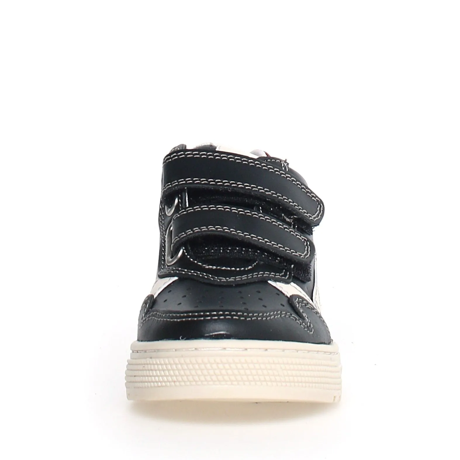 Naturino Girl's & Boy's Ceonia High Vl Calf Sneakers - Black/Milk style boost