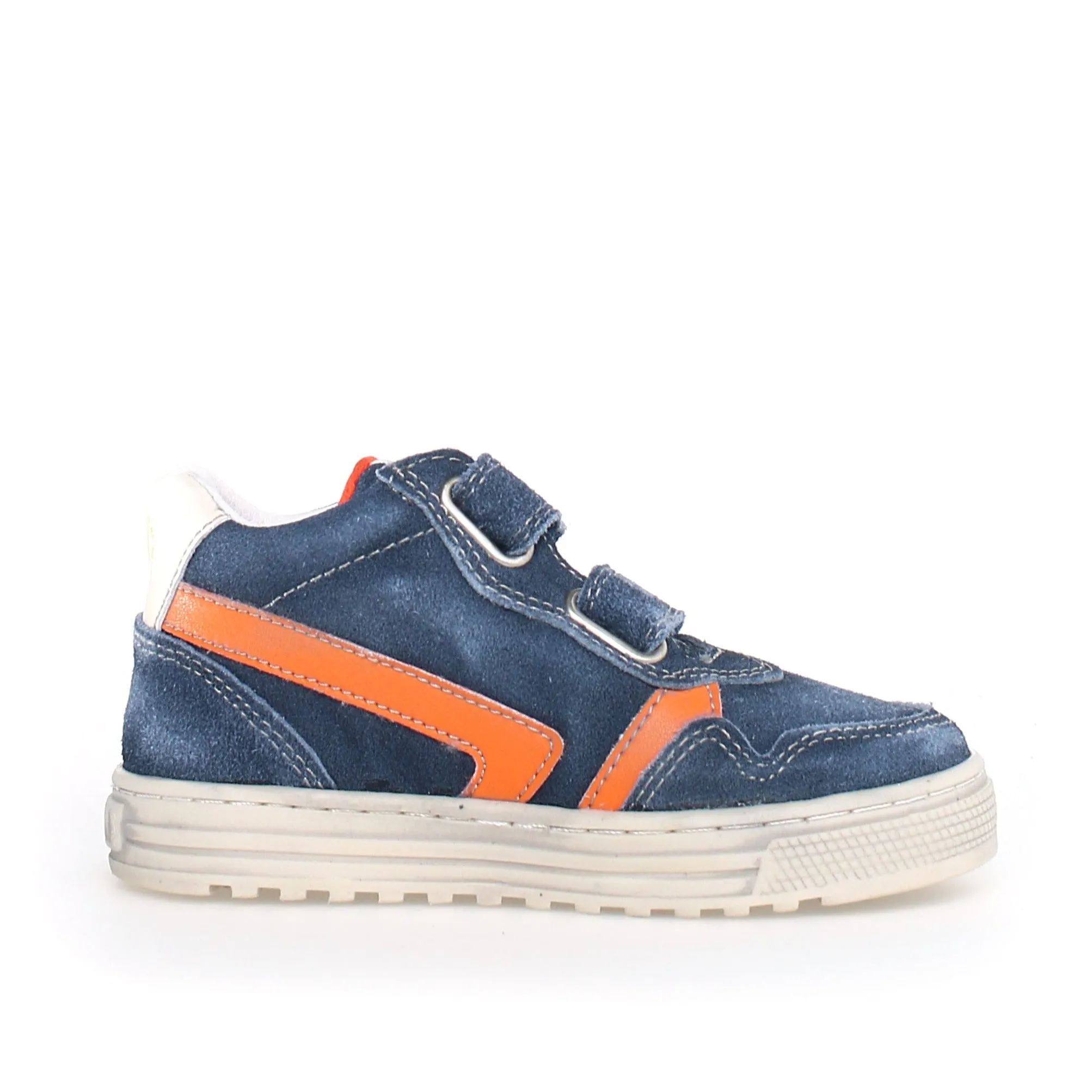Naturino Girl's & Boy's Ceonia High Vl Calf Sneakers - Navy/Orange relax fit
