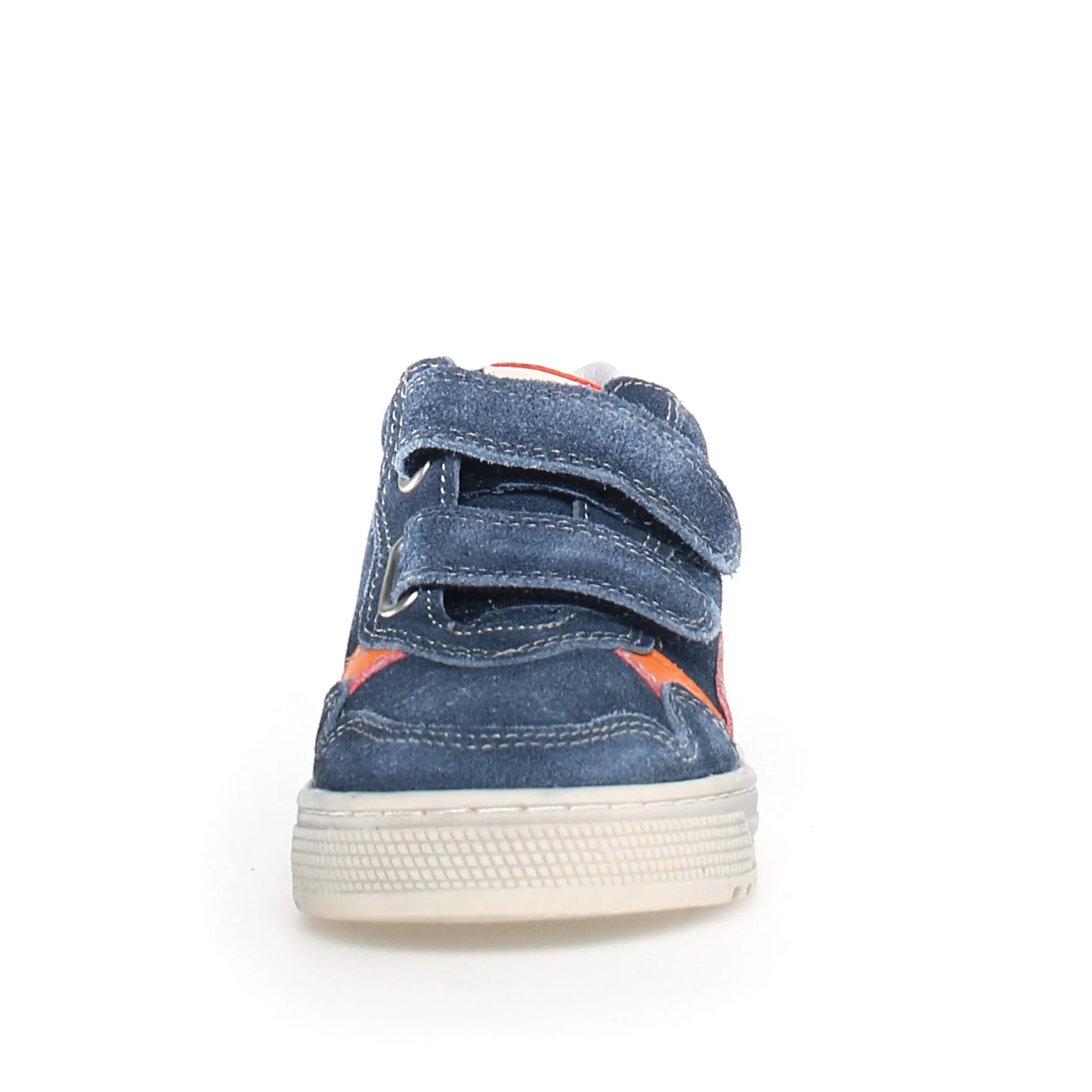 Naturino Girl's & Boy's Ceonia High Vl Calf Sneakers - Navy/Orange cool twist