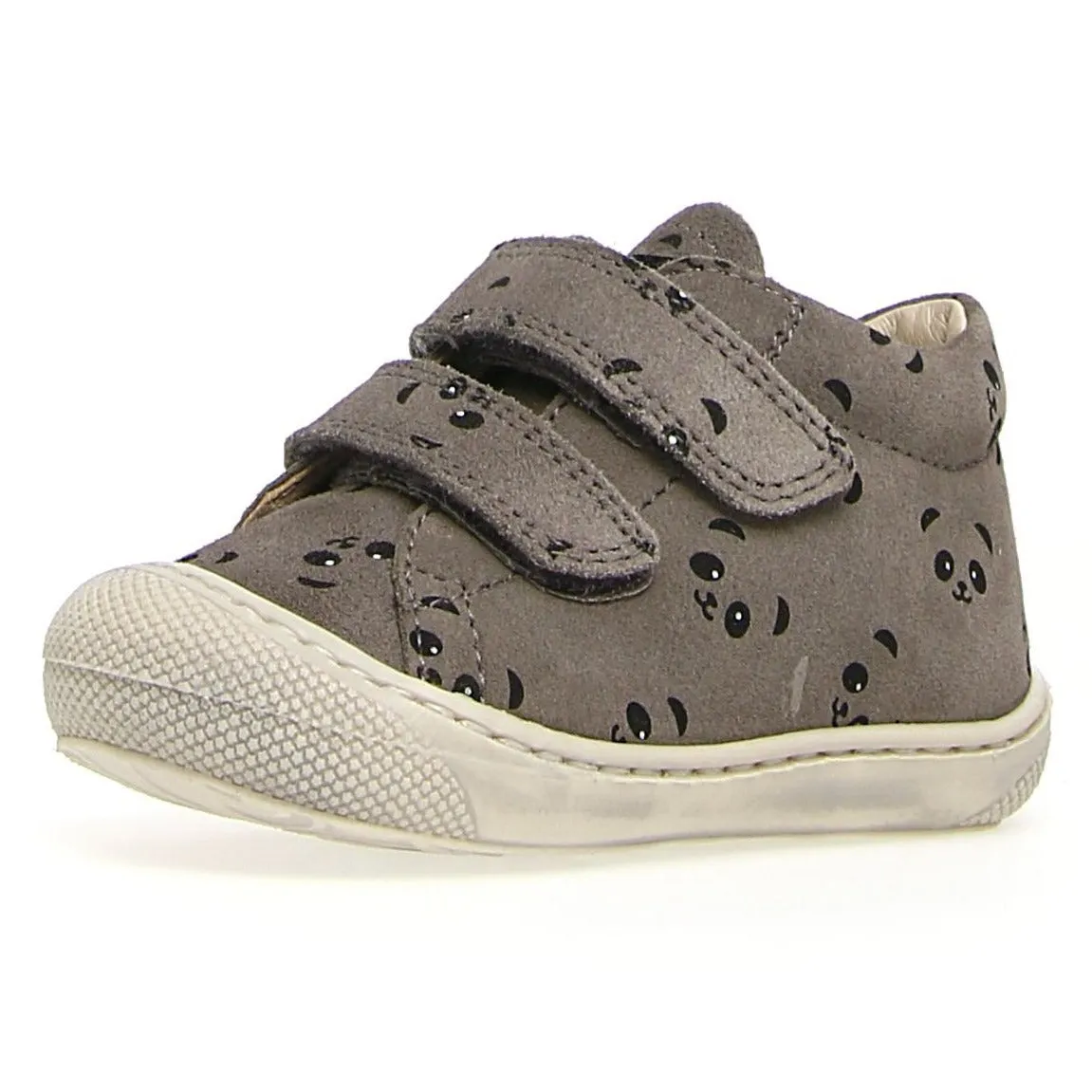 Naturino Girl's & Boy's Cocoon Vl Panda Sneakers - Dark Grey pure pace