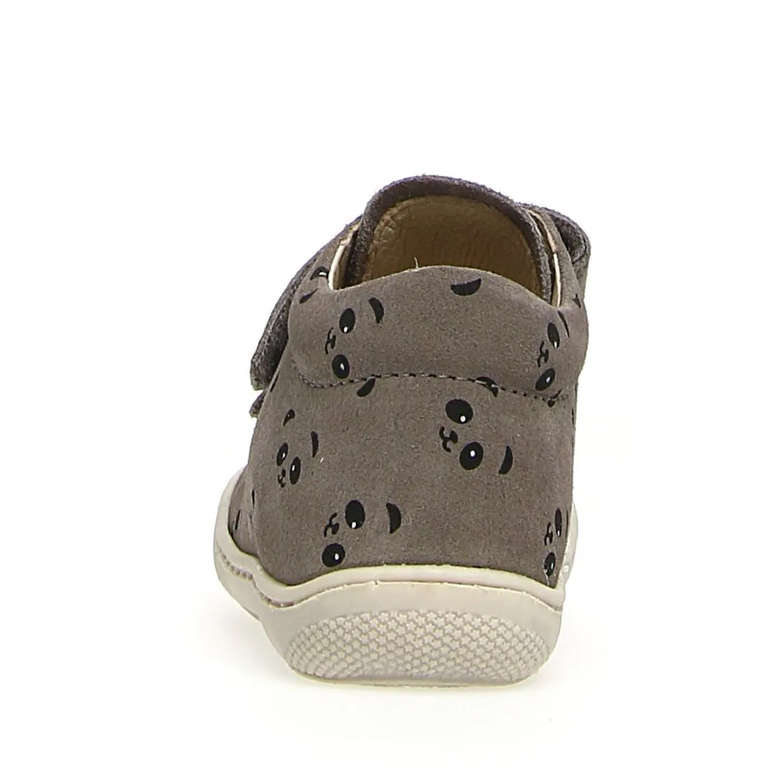 Naturino Girl's & Boy's Cocoon Vl Panda Sneakers - Dark Grey no stress