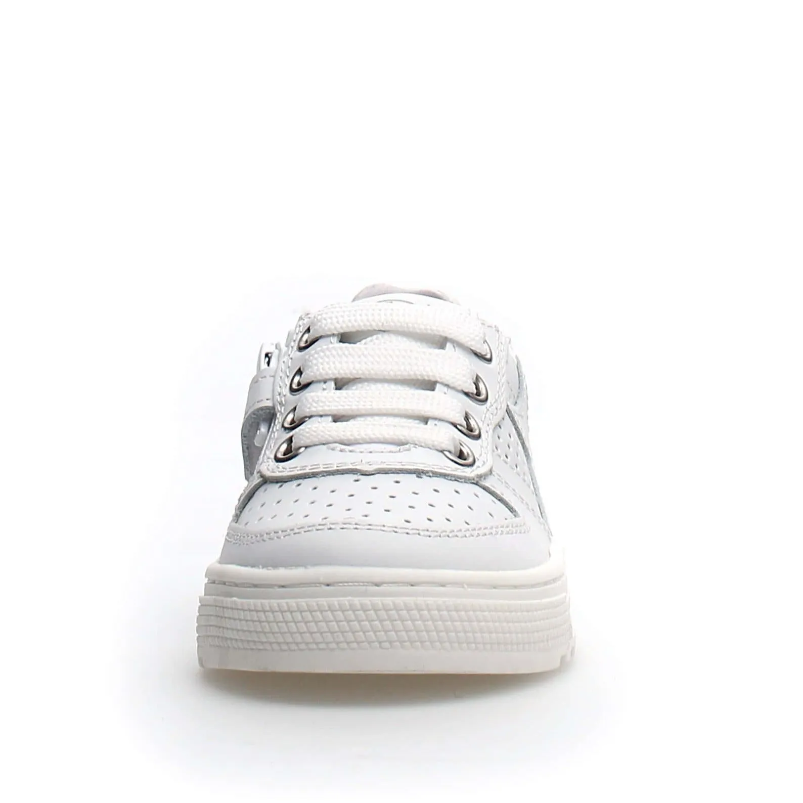 Naturino Girl's & Boy's Hess Zip Sneakers - White clear mind