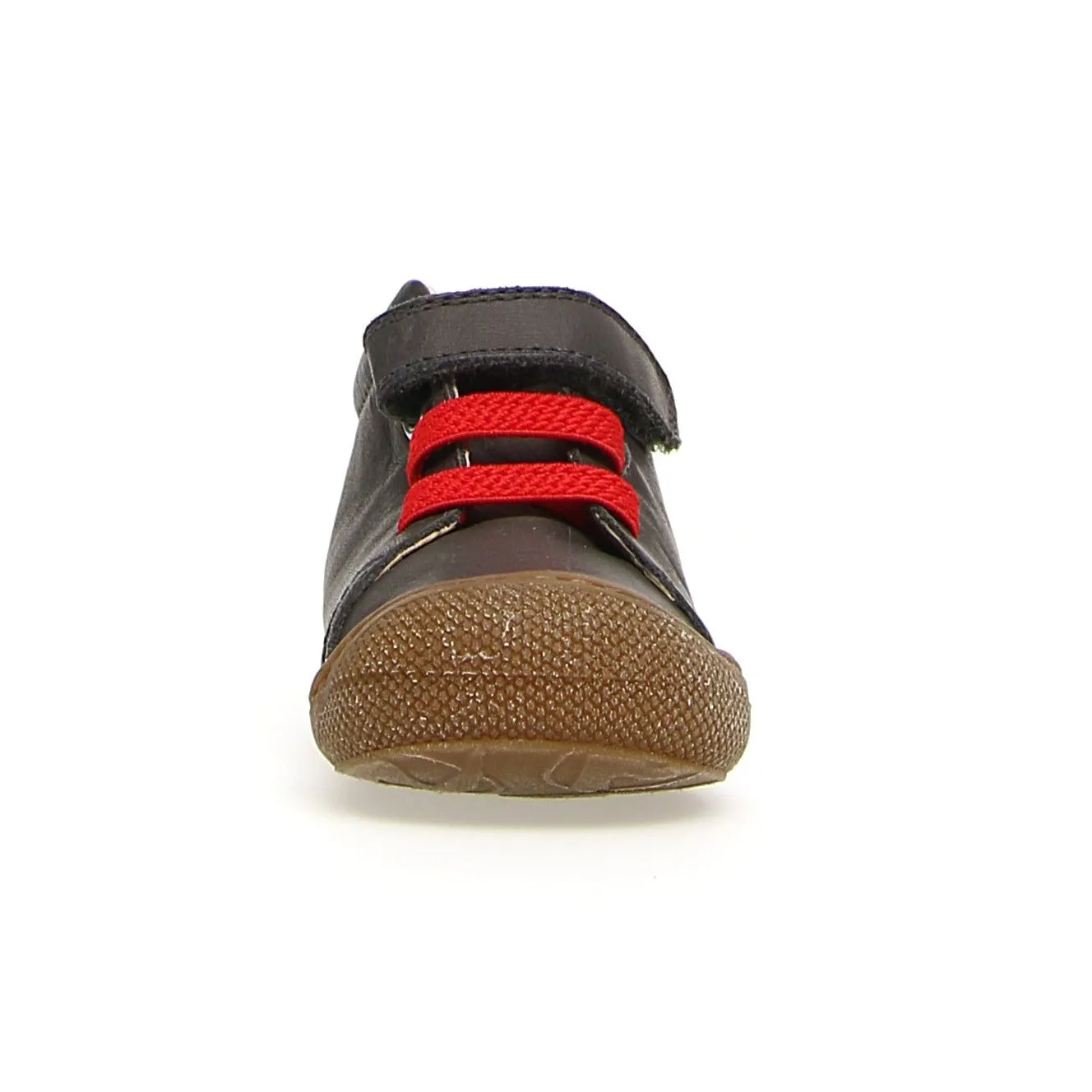 Naturino Girl's & Boy's Pichai Nappa Spazz. Sneakers - Anthracite/Red rest time