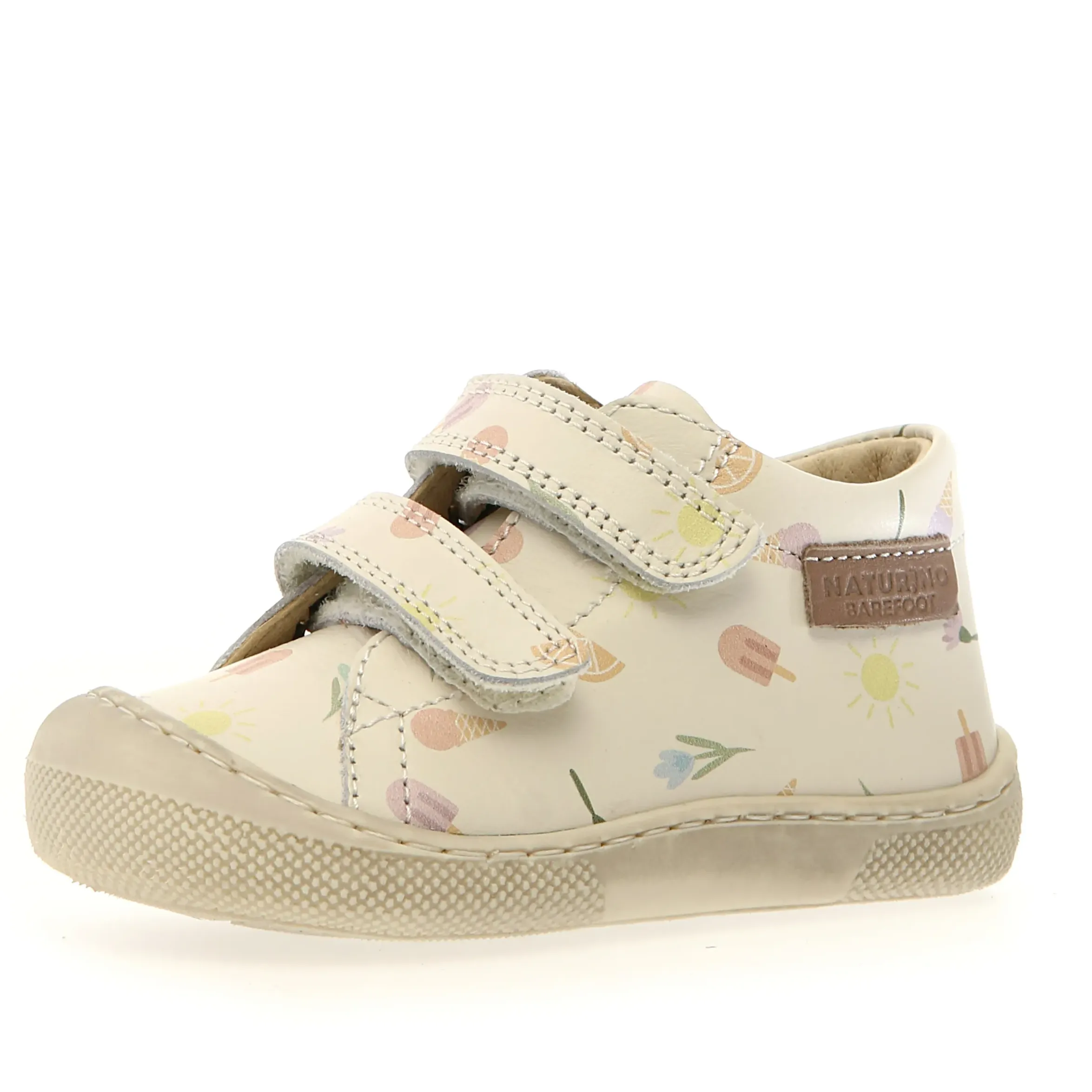 Naturino Girl's Amur Vl Barefoot Casual Shoes - Milk sweat free