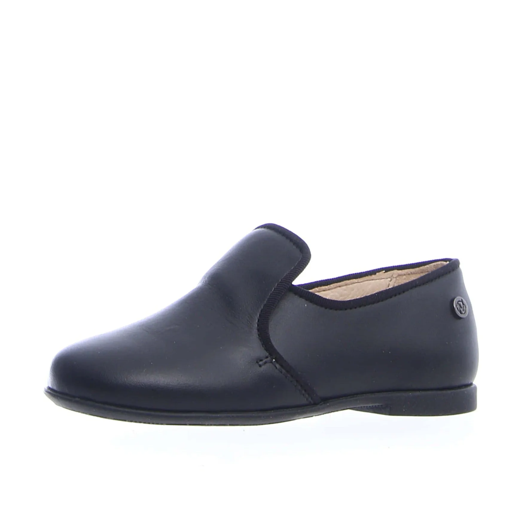Naturino Girl's and Boy's Alghero Leather Slip On Shoes, Black air-tech