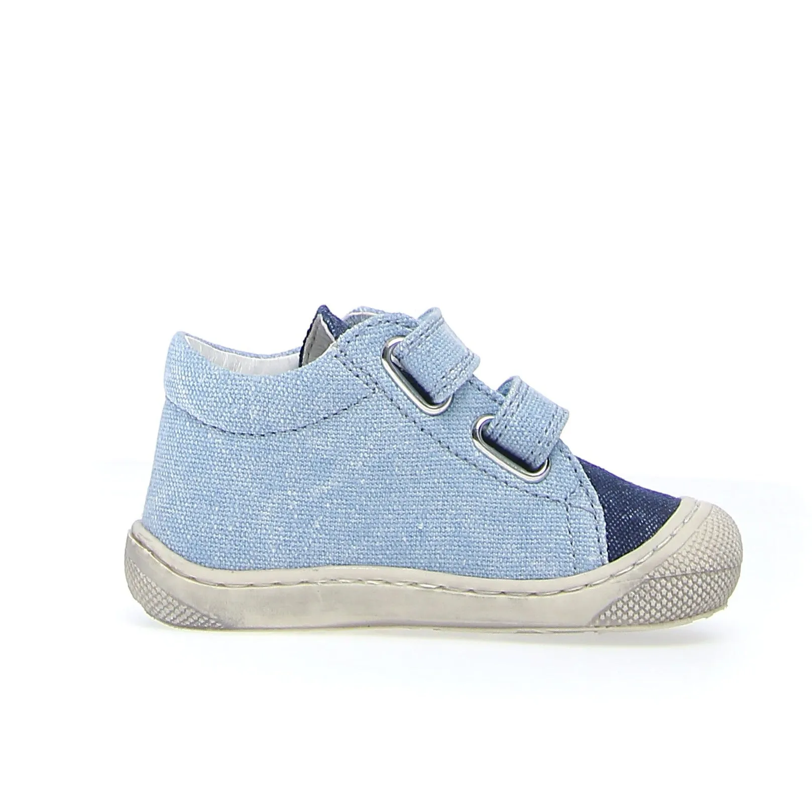 Naturino Girl's and Boy's Cocoon Vl Canvas Sneakers - Light Jeans/Jeans soft lining
