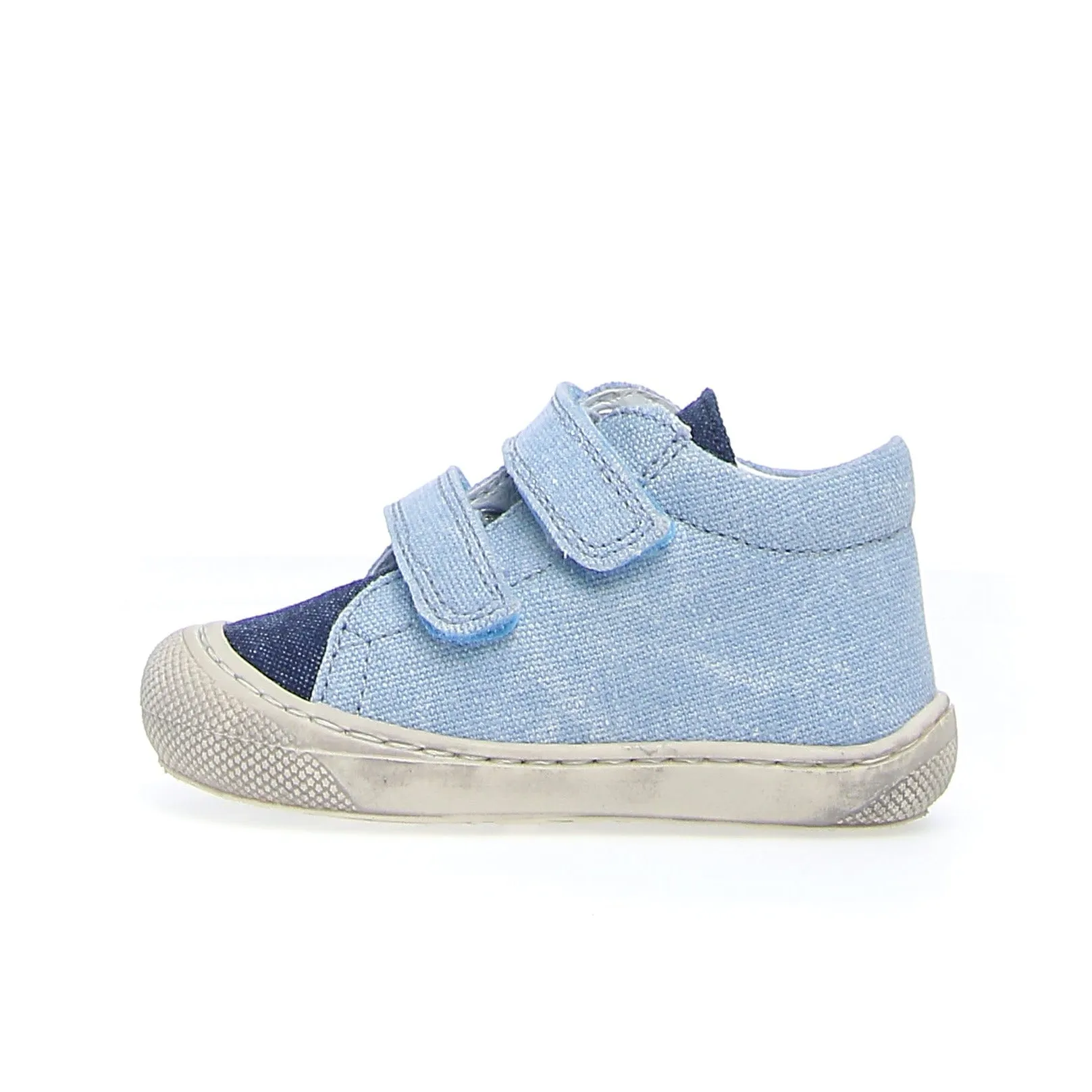 Naturino Girl's and Boy's Cocoon Vl Canvas Sneakers - Light Jeans/Jeans smooth flex