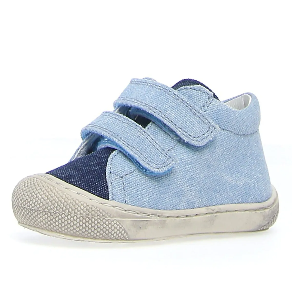 Naturino Girl's and Boy's Cocoon Vl Canvas Sneakers - Light Jeans/Jeans street light