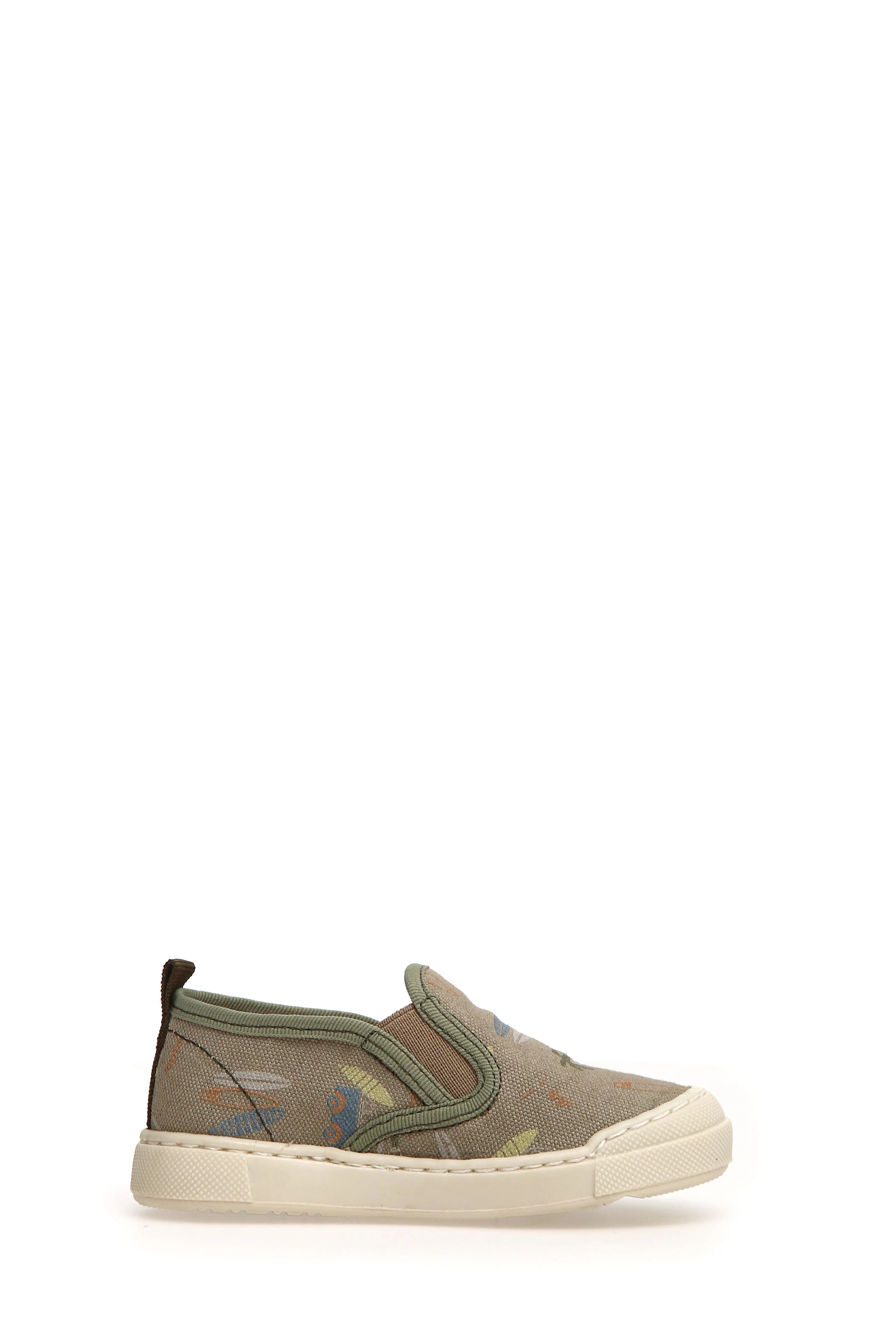 Naturino Girl's and Boy's Henntor Canvas Sneakers, Stone vibe tech
