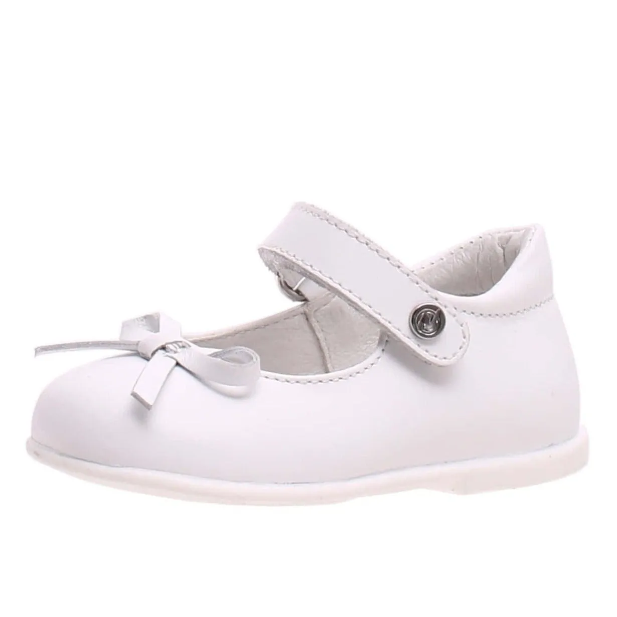 Naturino Girl's Ballet Flat Shoes - White office classic