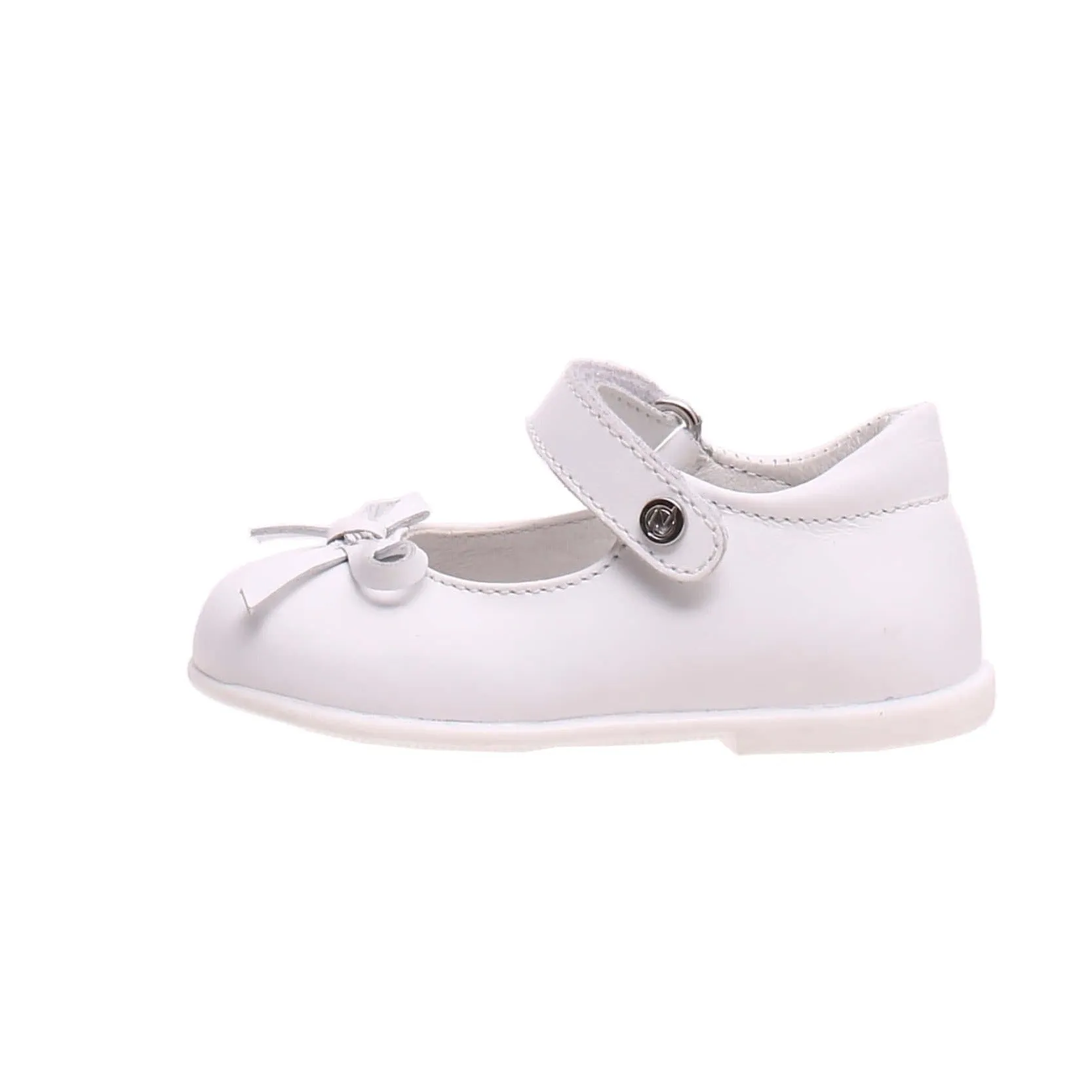 Naturino Girl's Ballet Flat Shoes - White calm presence