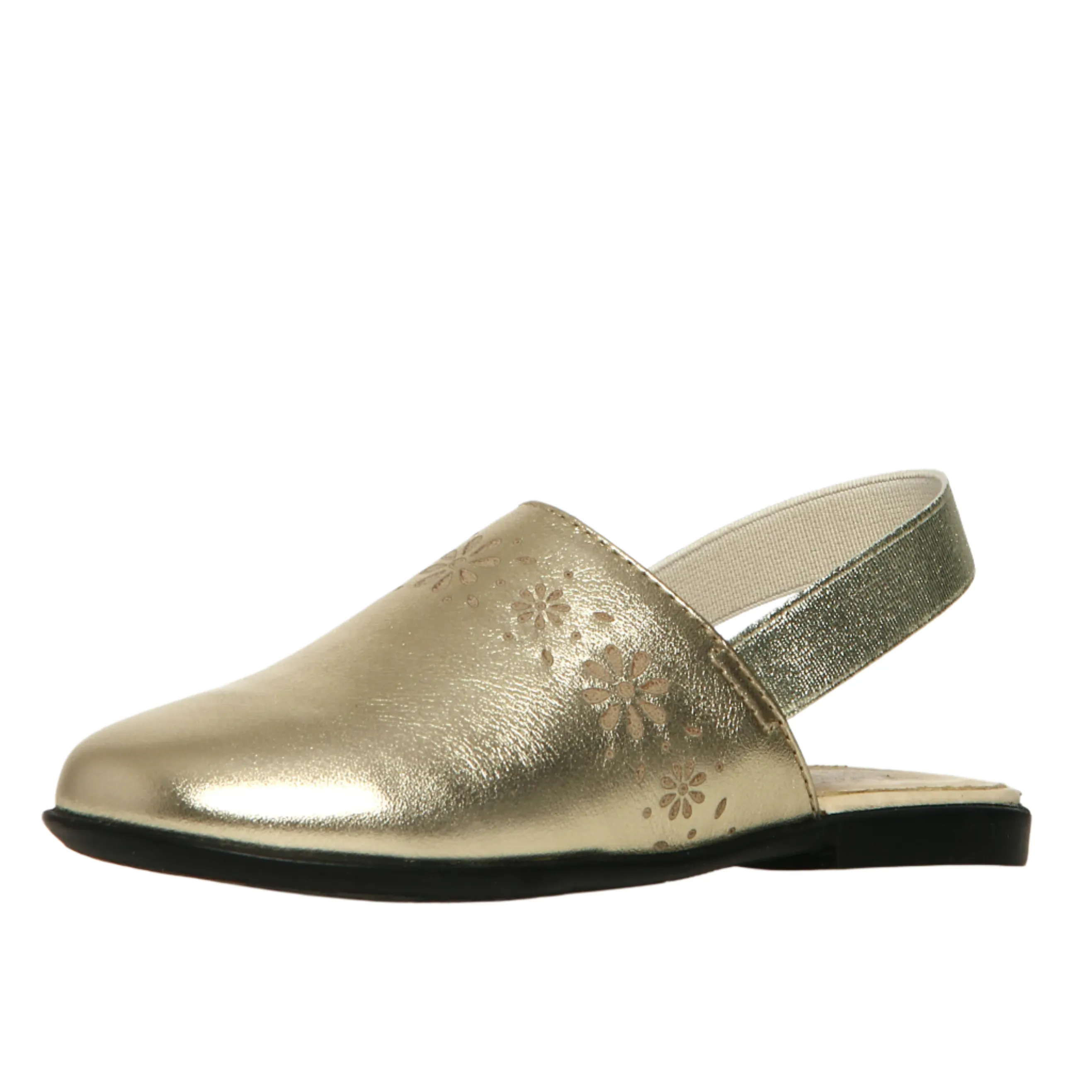 Naturino Girl's Callais Sandals - Metallic Platinum Coastal Mood