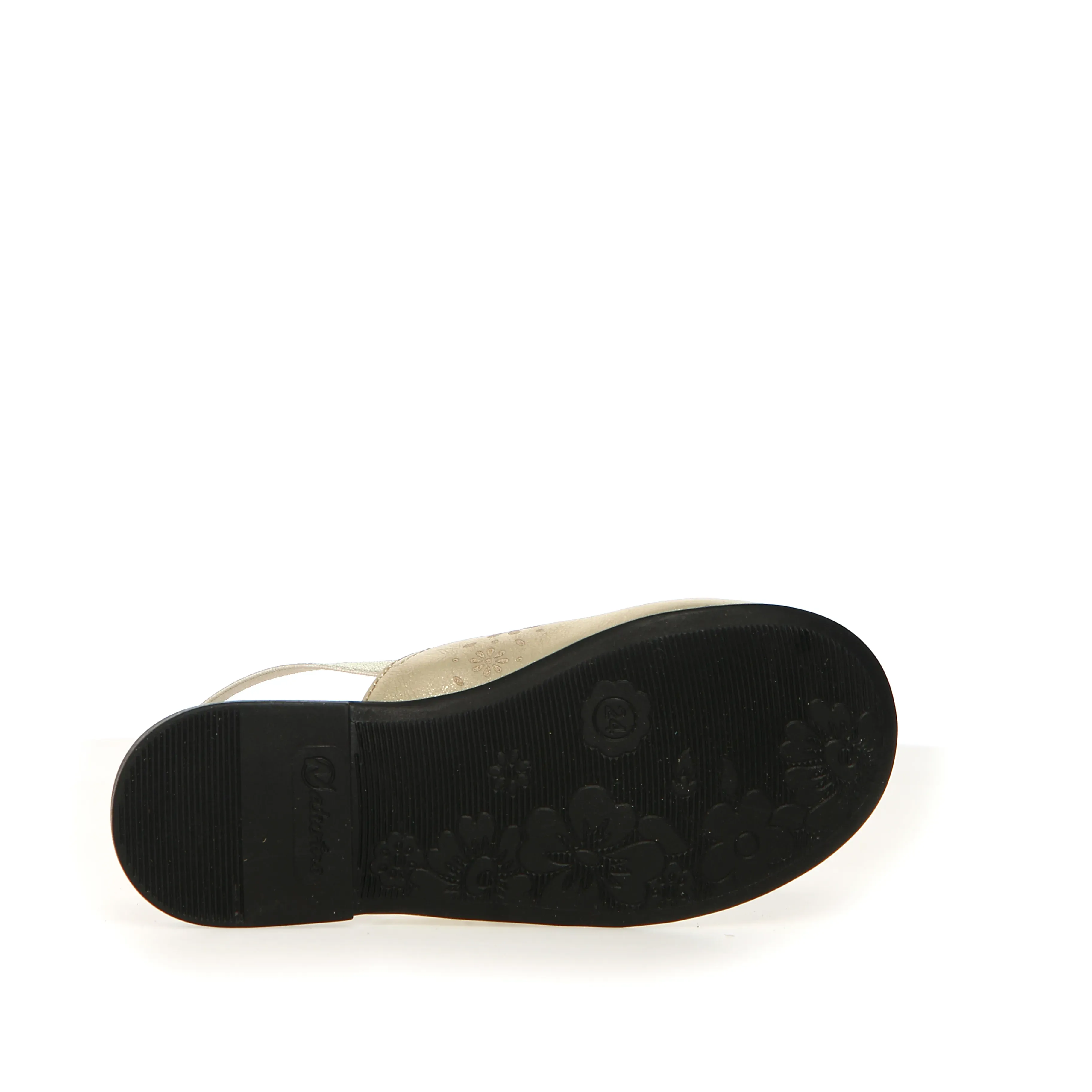 Naturino Girl's Callais Sandals - Metallic Platinum Gentle Fit
