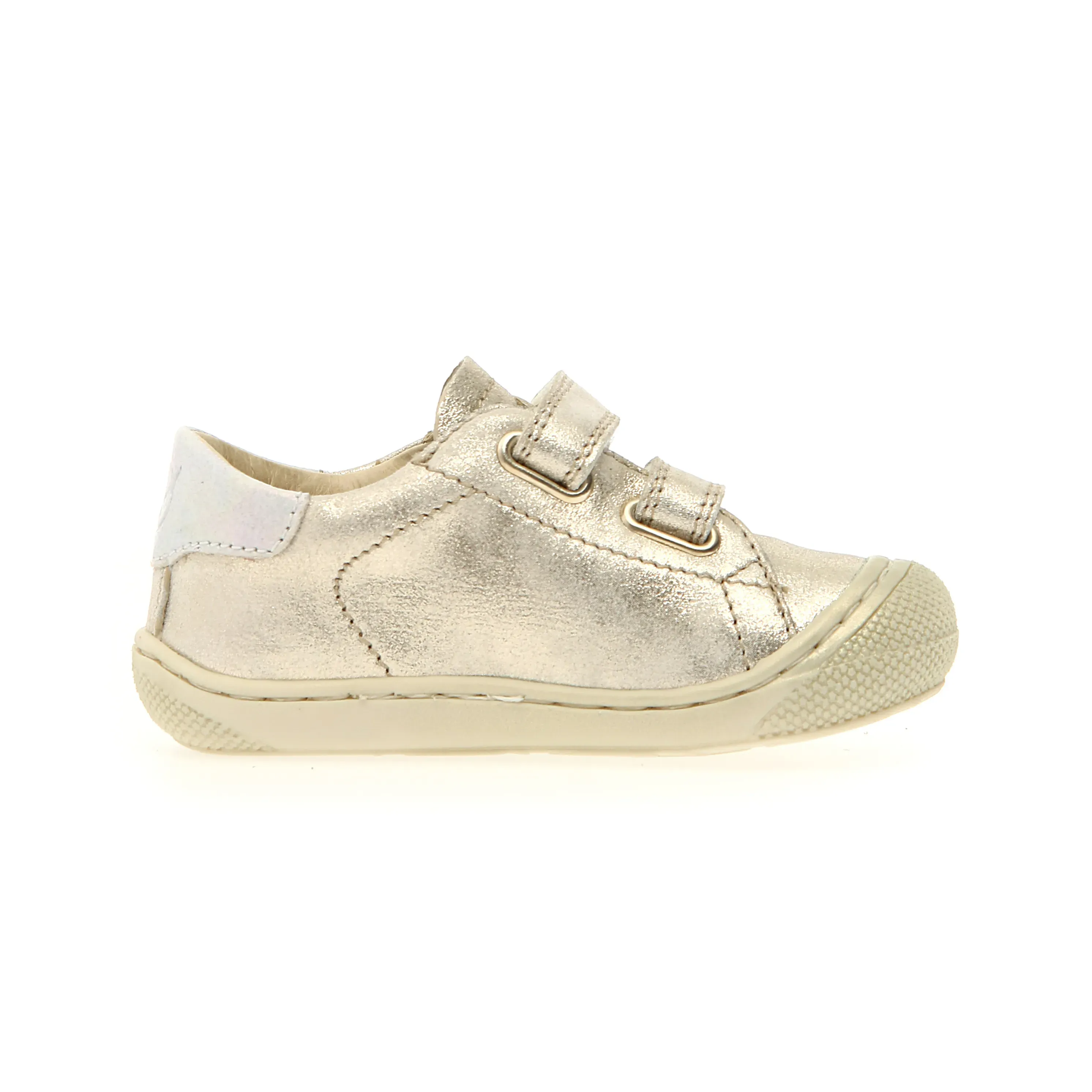 Naturino Girl's Cocoon Low 3 Vl Casual Shoes - Platinum / White clear mind