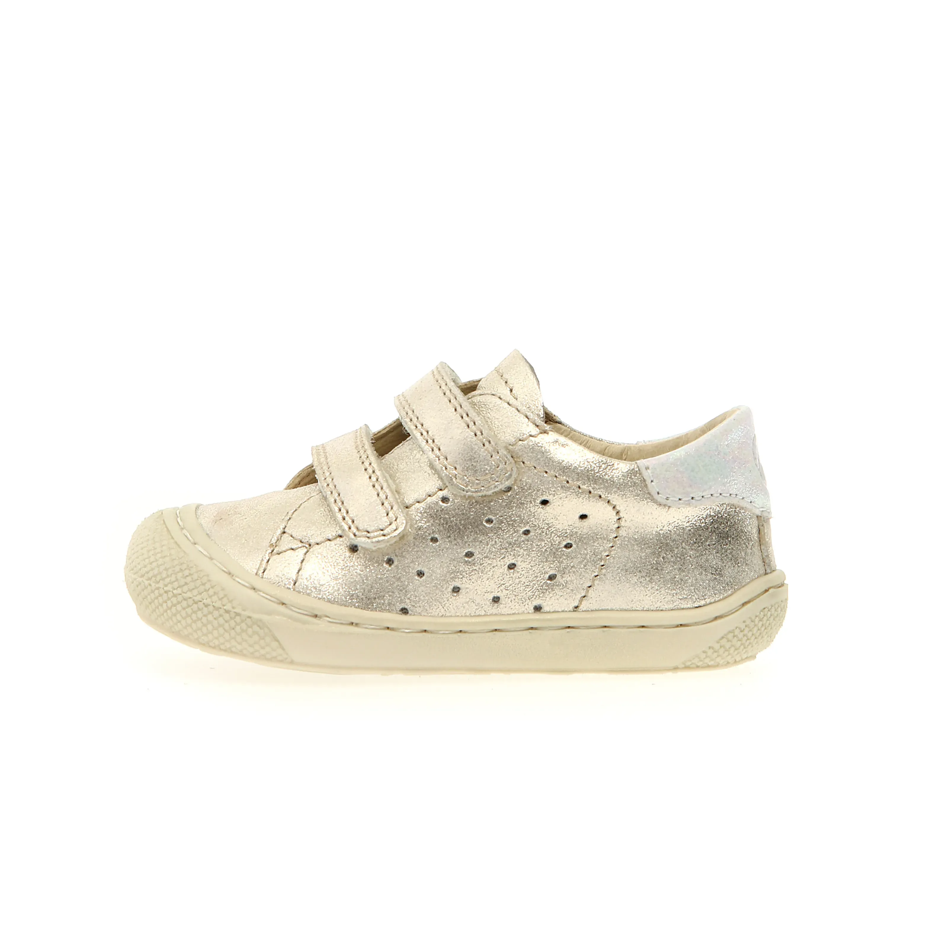 Naturino Girl's Cocoon Low 3 Vl Casual Shoes - Platinum / White vacation mode