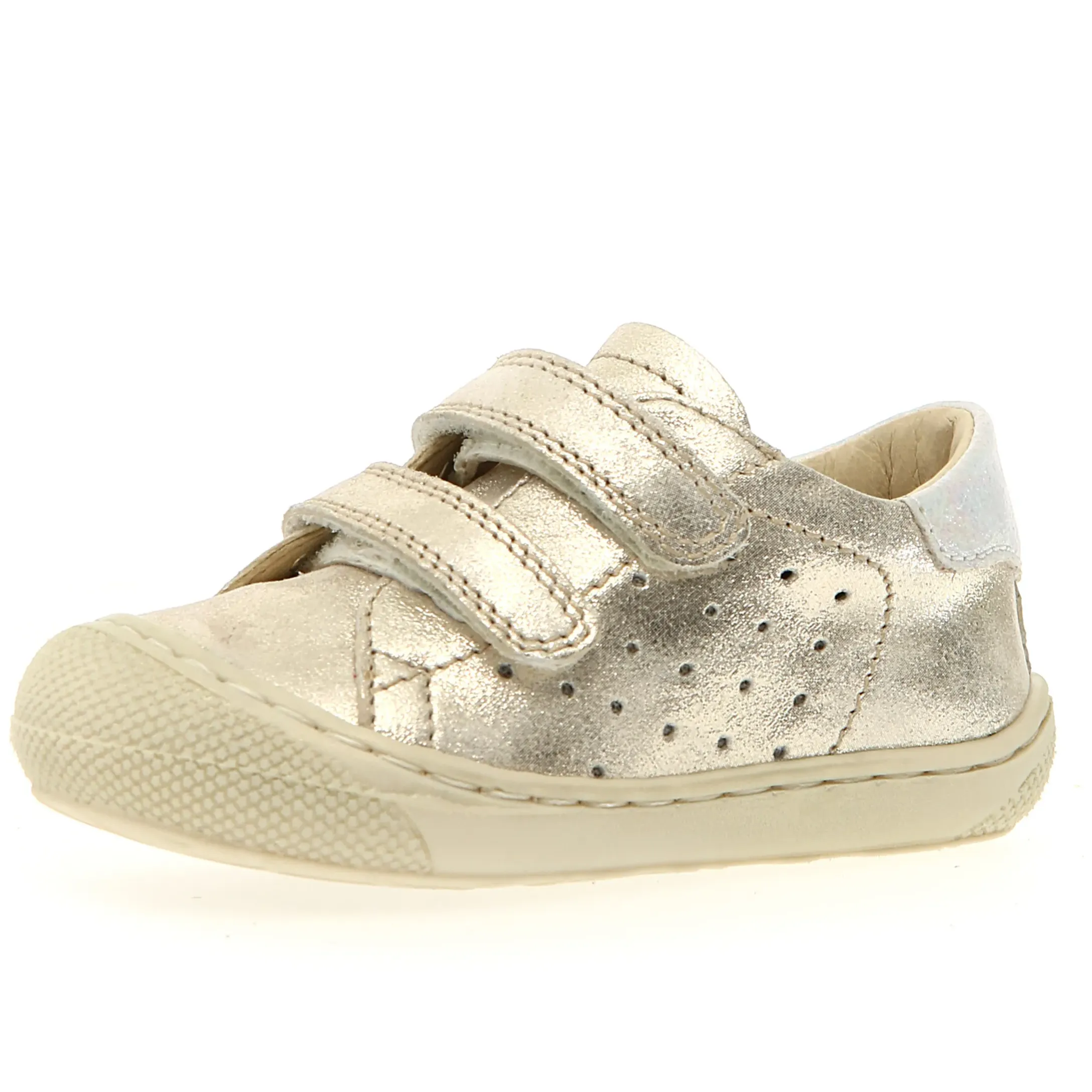 Naturino Girl's Cocoon Low 3 Vl Casual Shoes - Platinum / White metro style