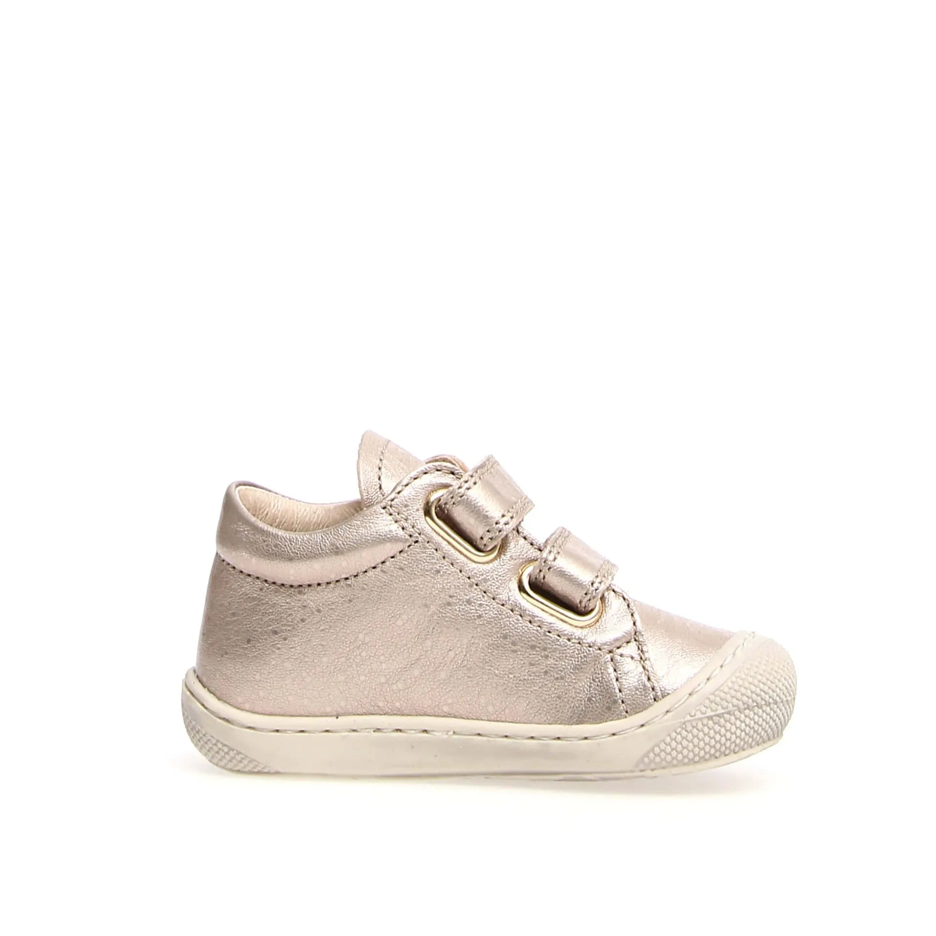 Naturino Girl's Cocoon Shoes, Pebbled Cipria light sole
