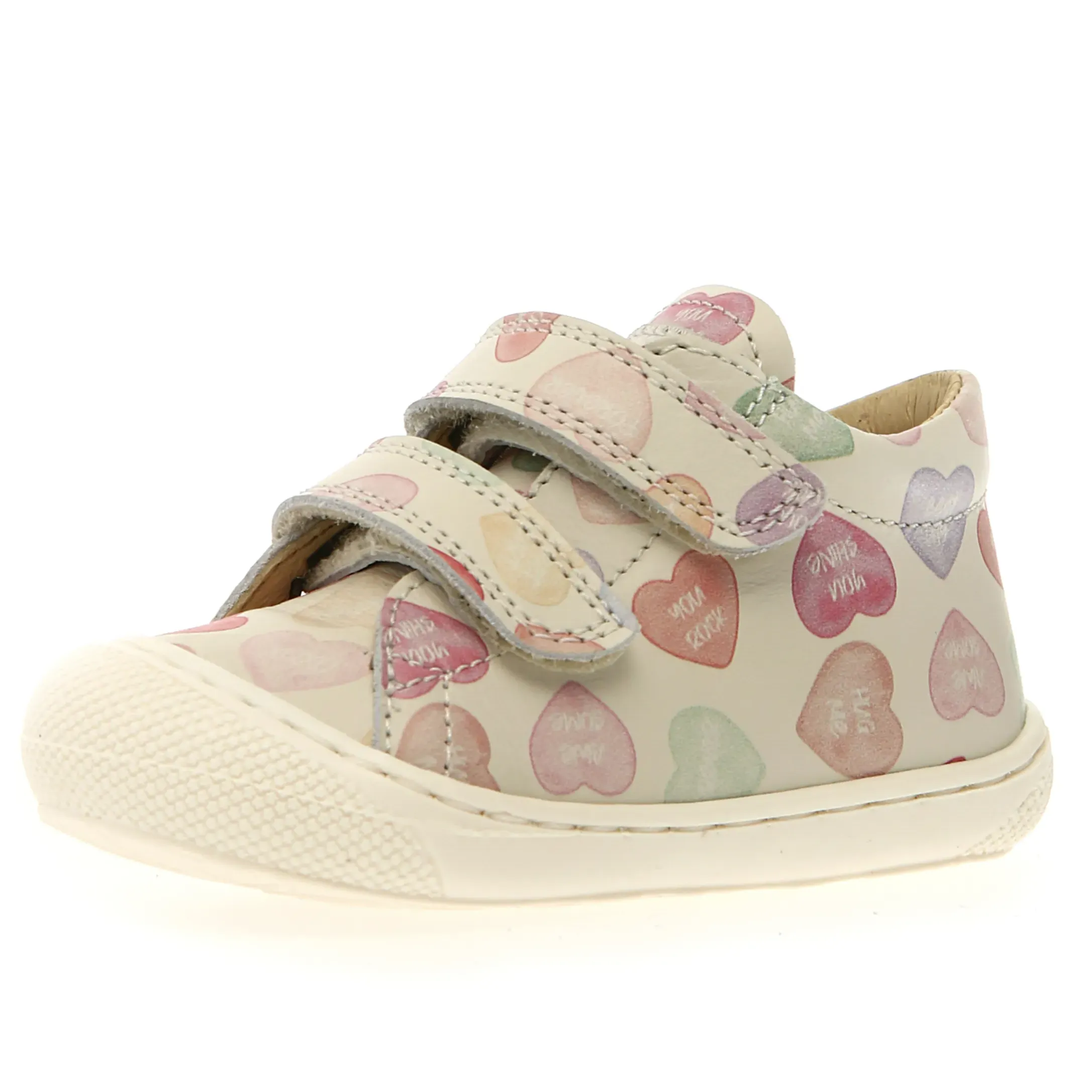 Naturino Girl's Cocoon Vl Casual Shoes - Milk breezy move