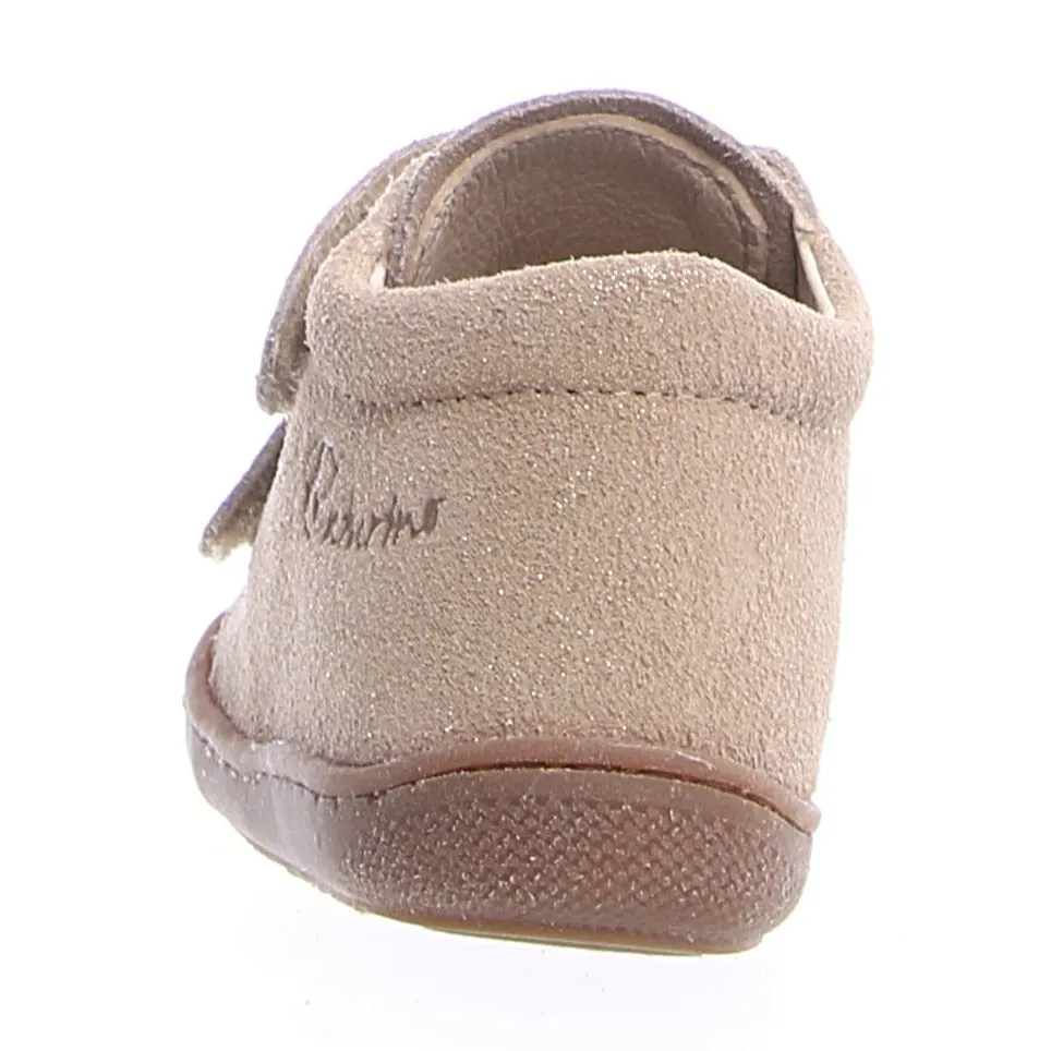 Naturino Girl's Cocoon Vl Vel.Glitter Sneakers - Platinum fit everyone