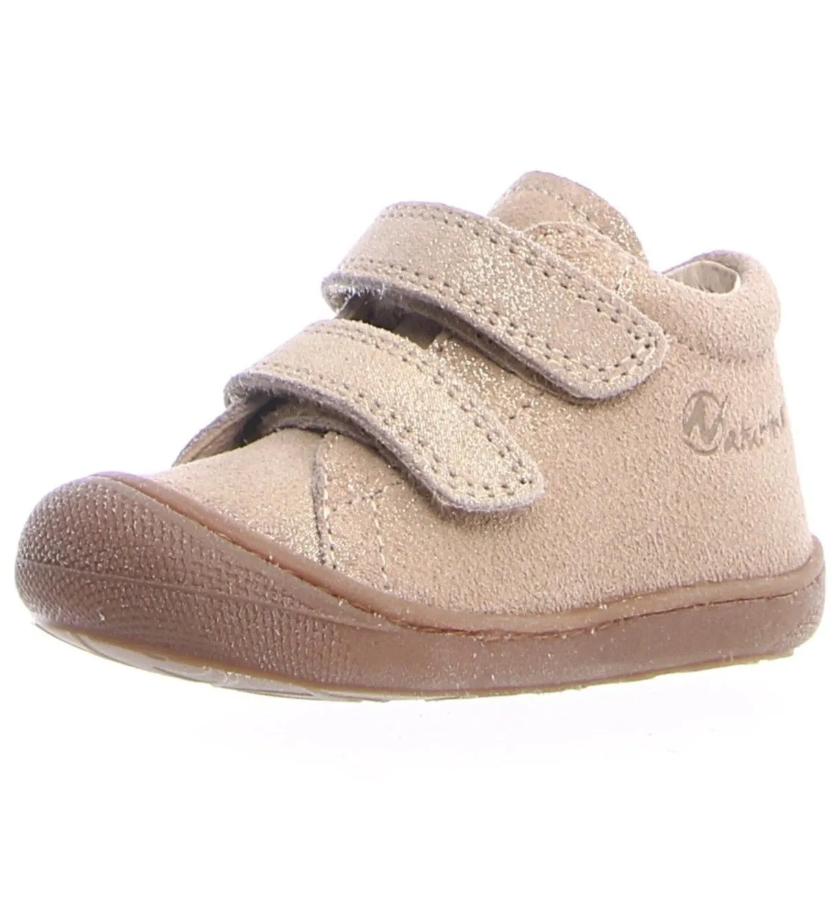 Naturino Girl's Cocoon Vl Vel.Glitter Sneakers - Platinum move around