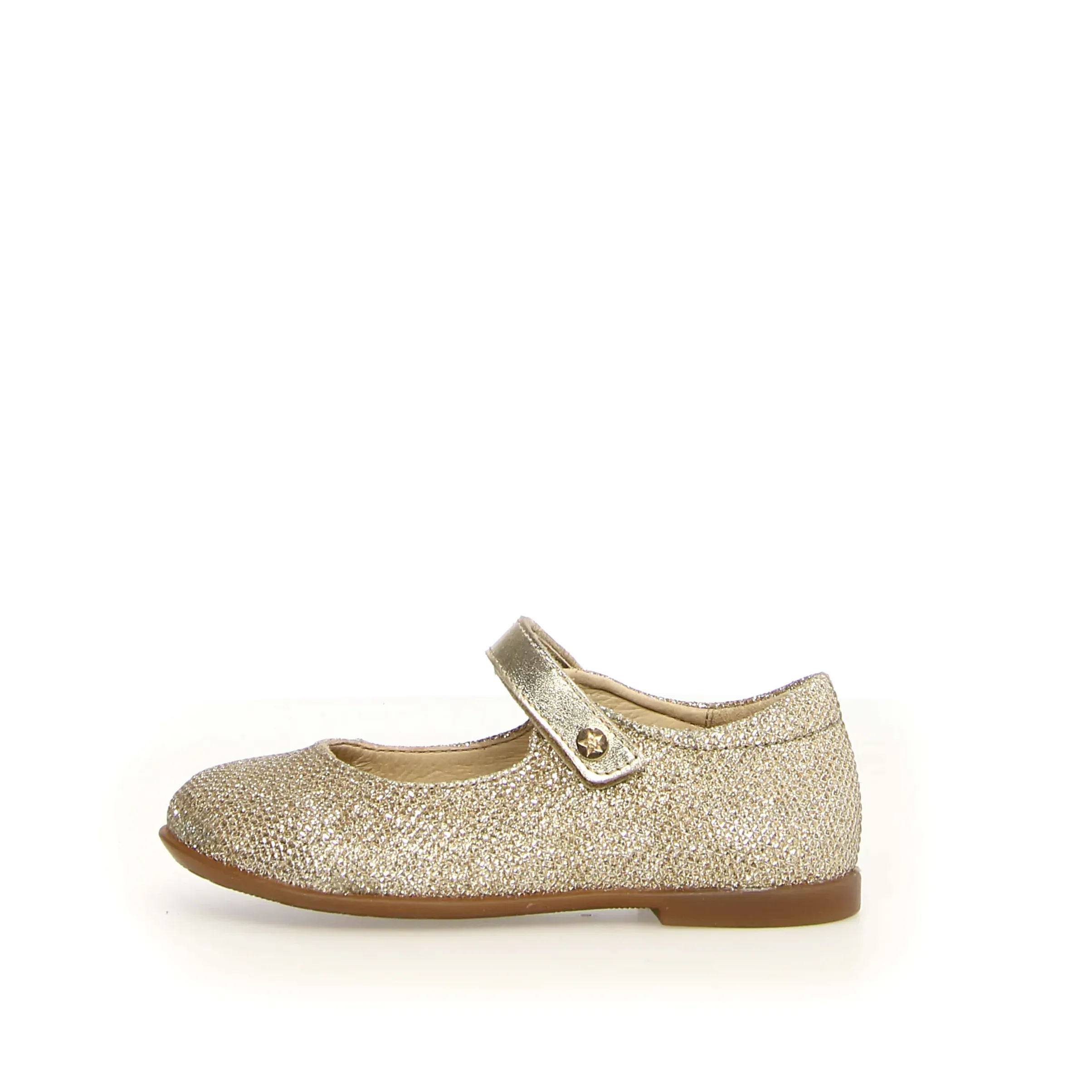 Naturino Girl's Darling Mary Jane Flats - Platinum quick change