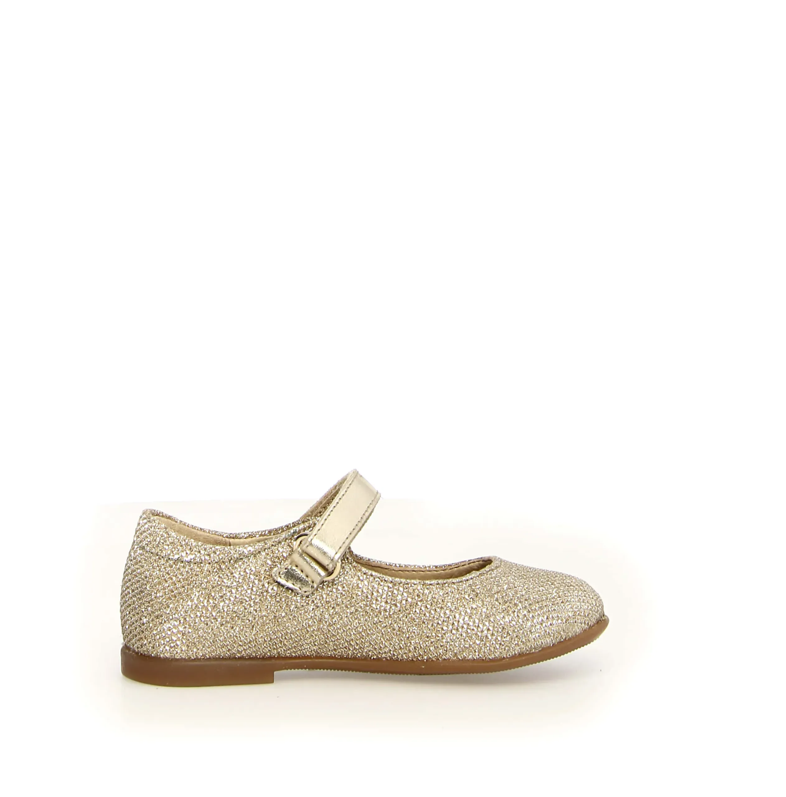 Naturino Girl's Darling Mary Jane Flats - Platinum tie match