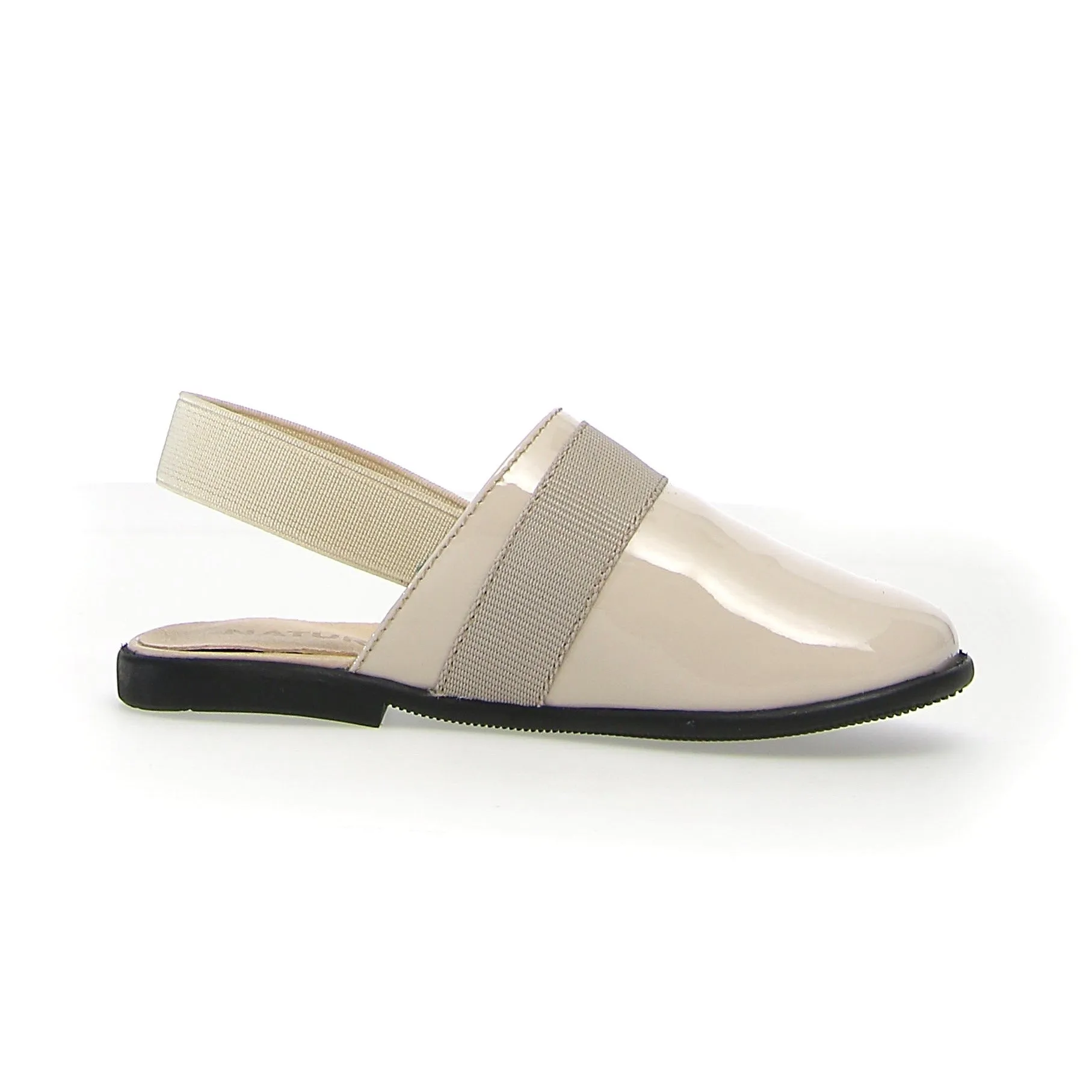 Naturino Girl's Evry Slides - Beige silent comfort