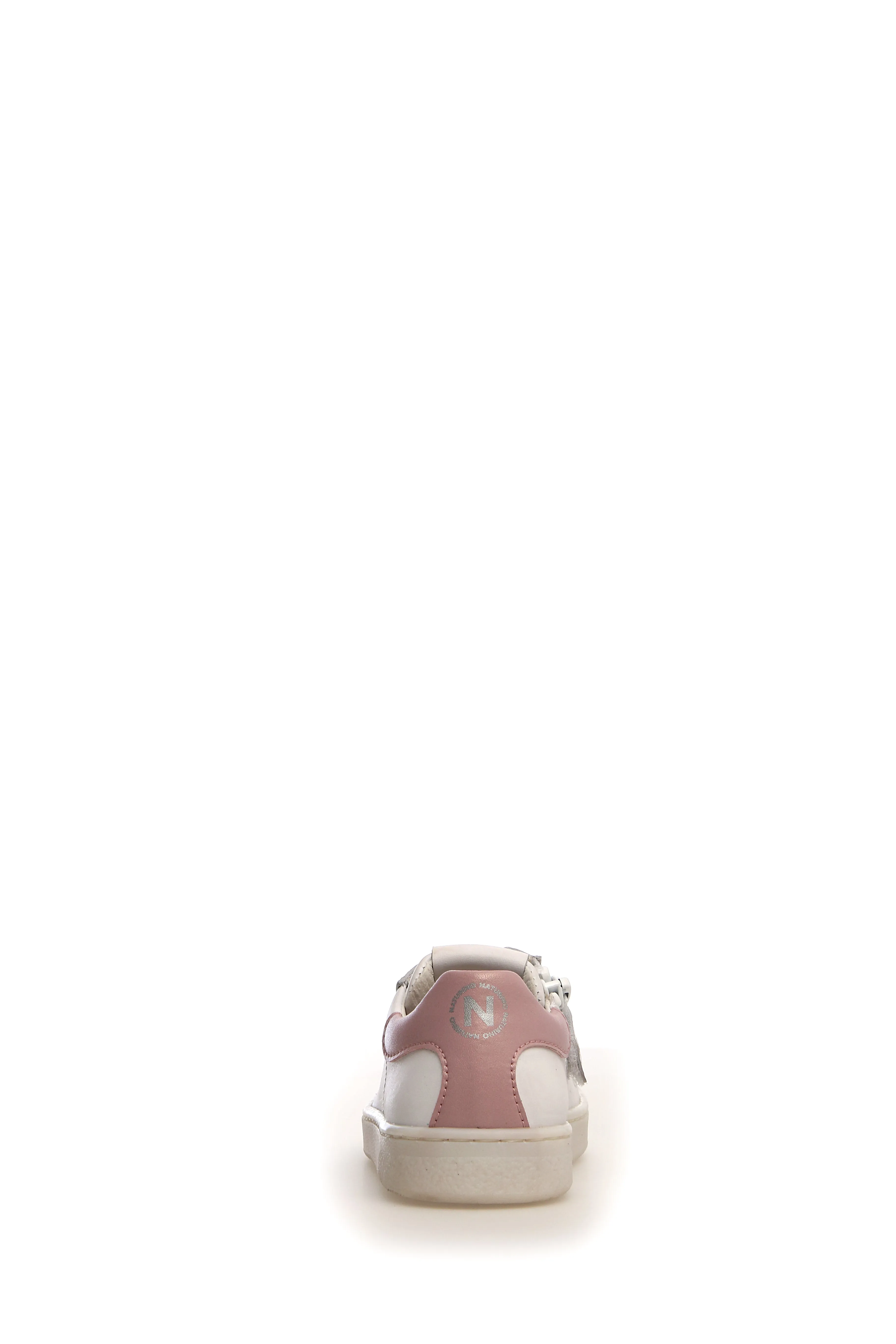 Naturino Girl's Flich Sneaker Shoes, White/Pink cool city