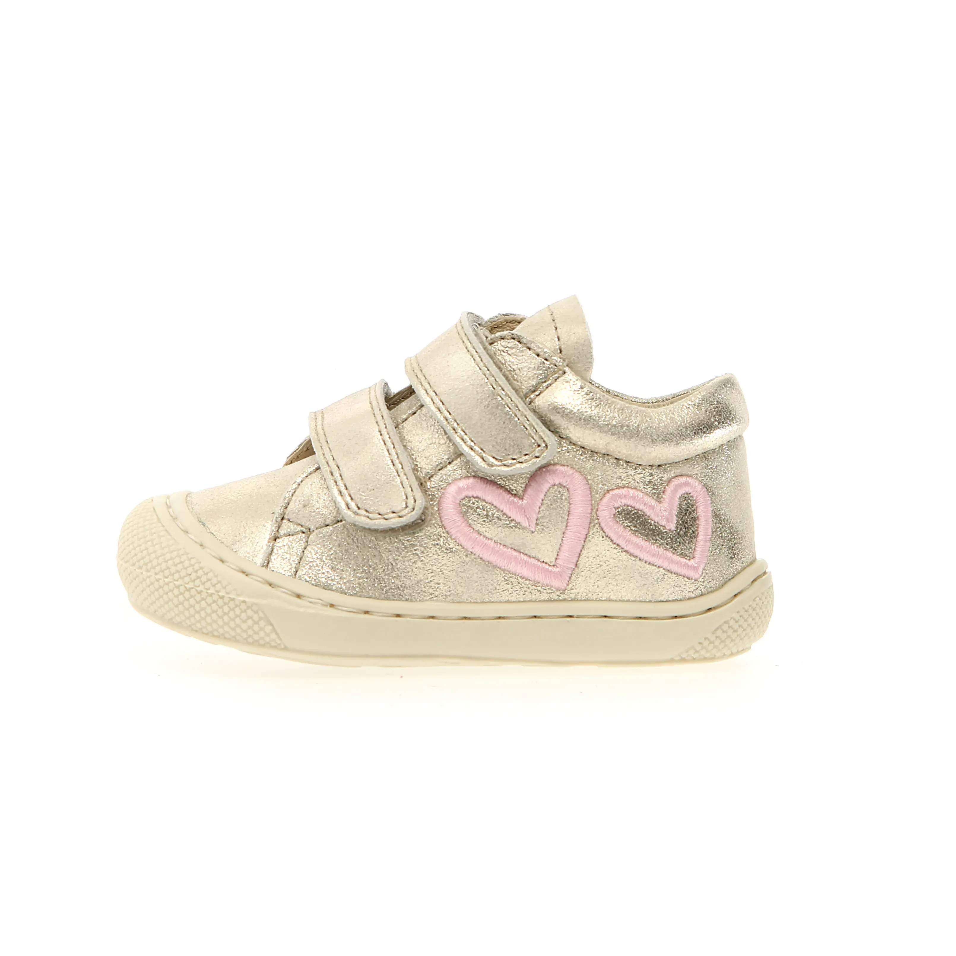 Naturino Girl's Glow Vl Casual Shoes - Platinum zero limit