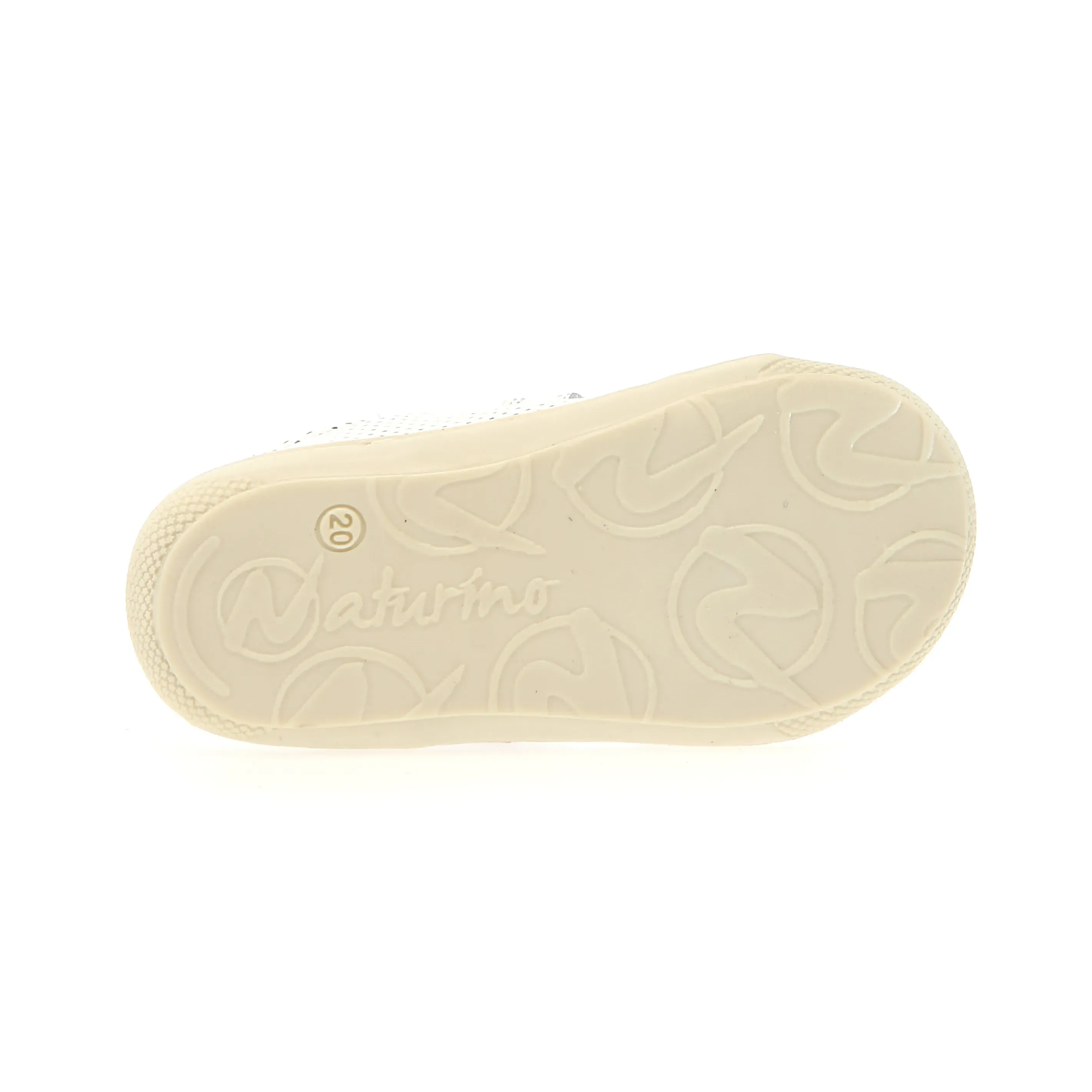 Naturino Girl's Kolde Low Vl Casual Shoes - White / Silver / Pink no limit