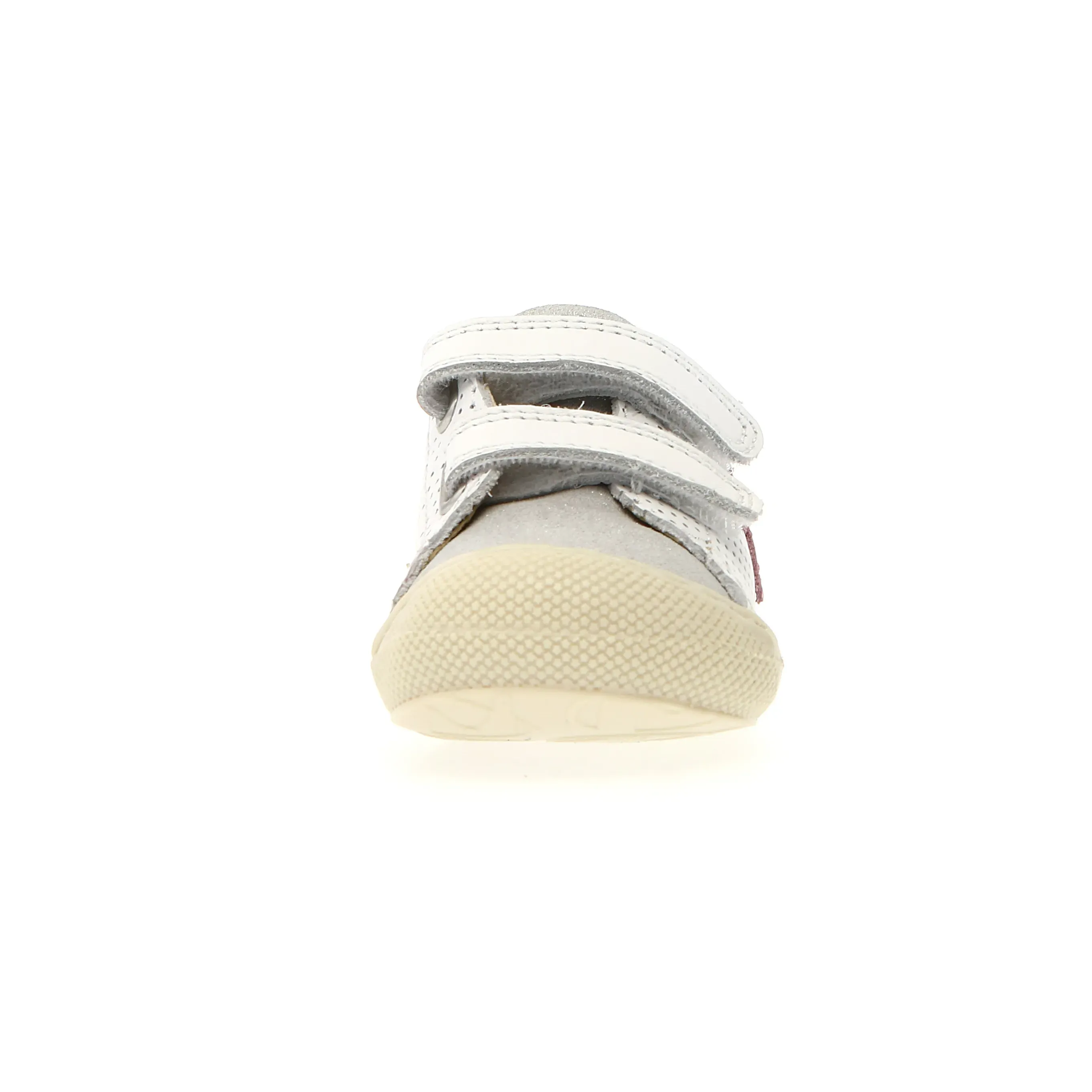 Naturino Girl's Kolde Low Vl Casual Shoes - White / Silver / Pink soft ride