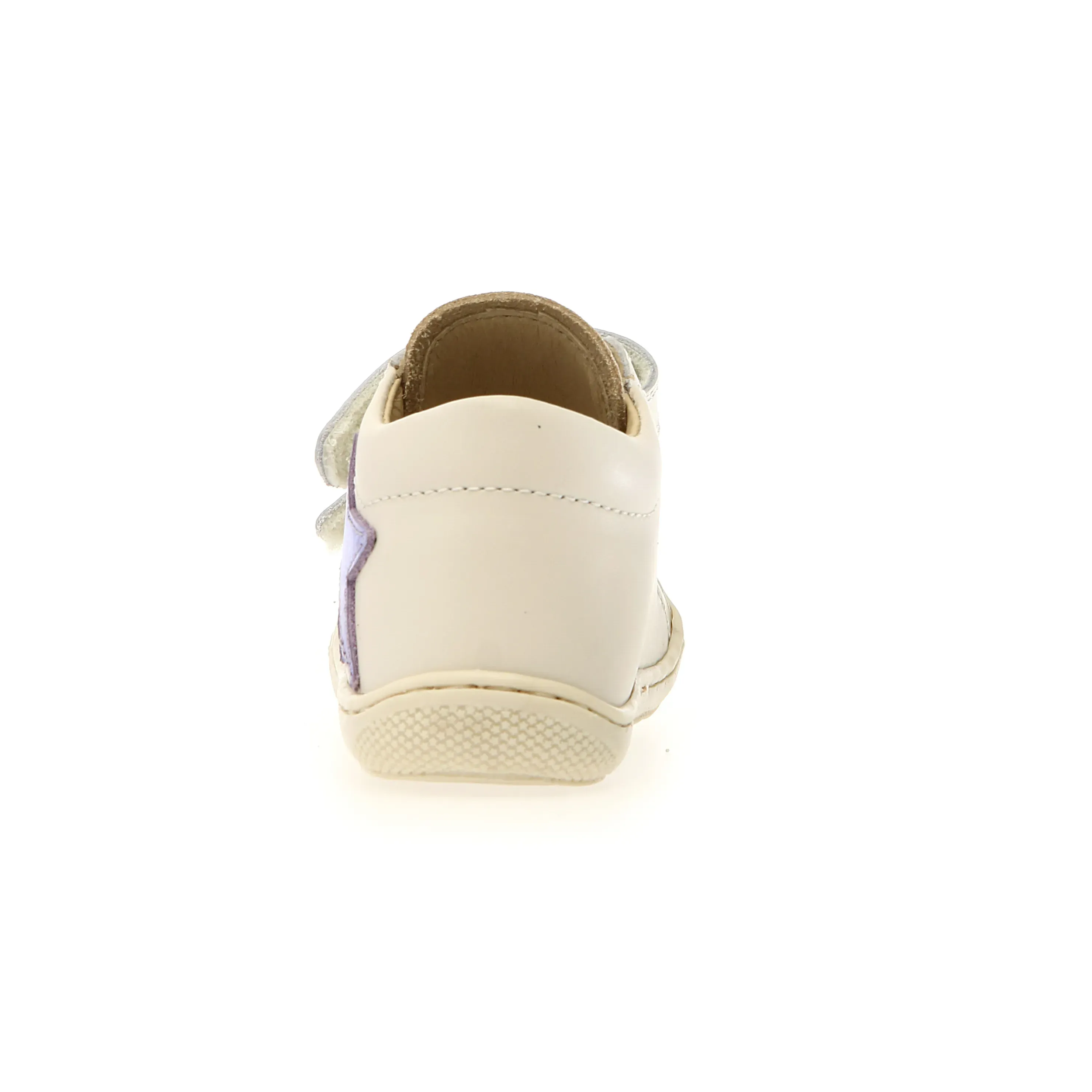 Naturino Girl's Kolde Vl Casual Shoes - Milk / Platinum / Lilac go anywhere