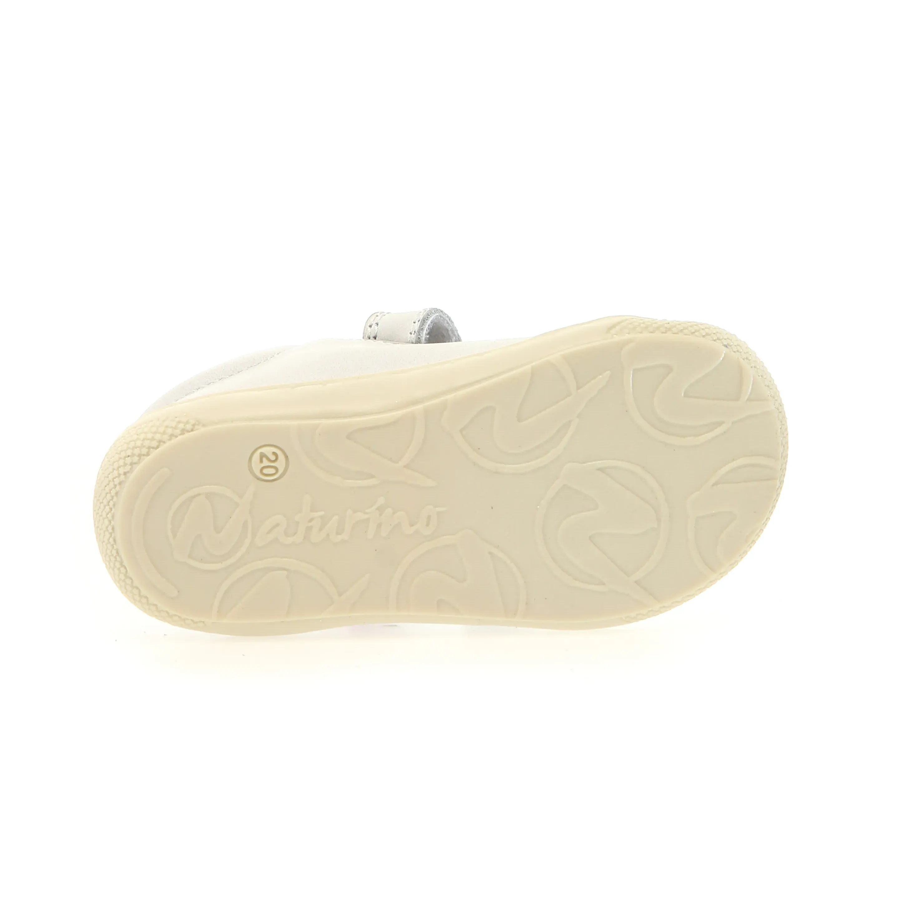 Naturino Girl's Kolde Vl Casual Shoes - White / Silver / Pink style flex