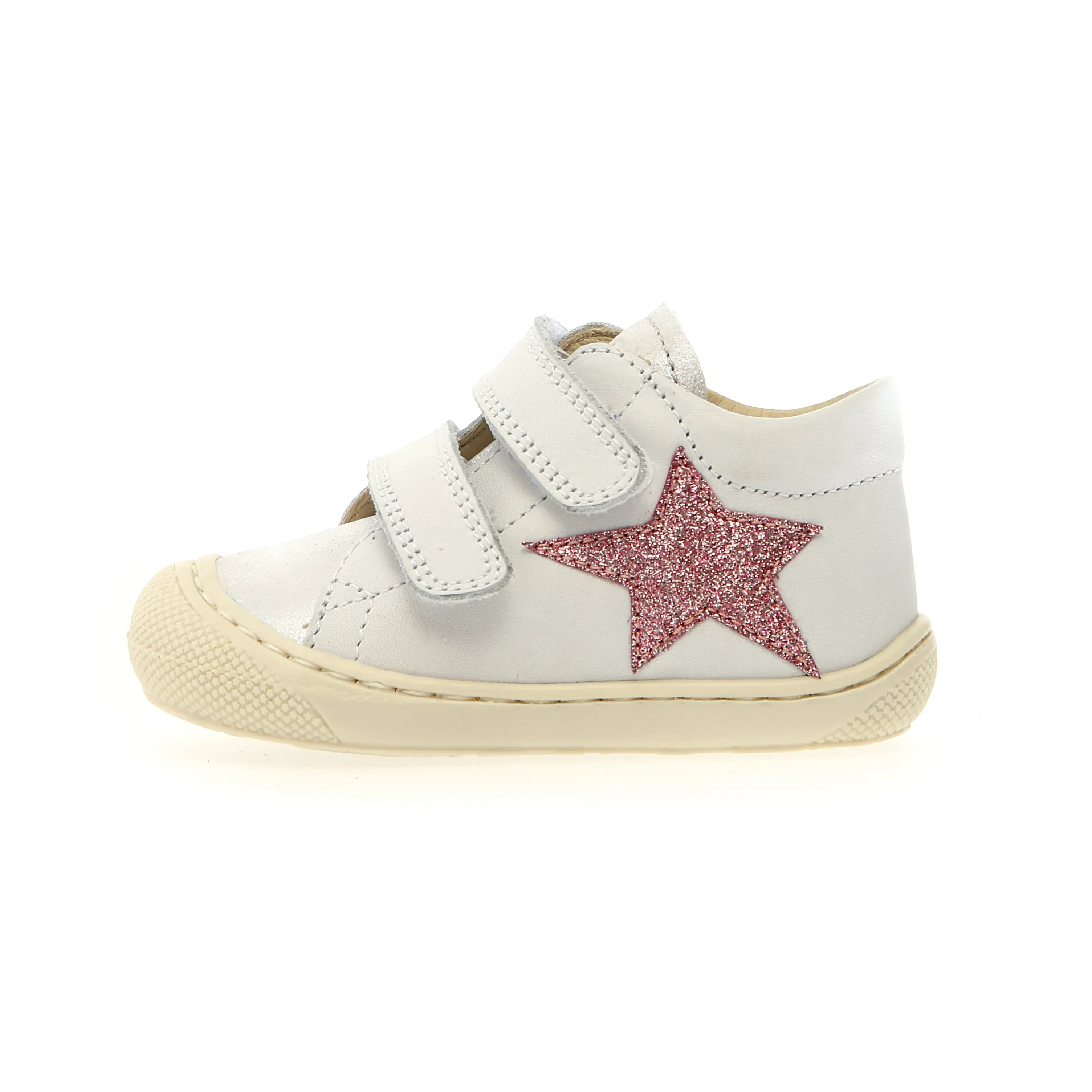 Naturino Girl's Kolde Vl Casual Shoes - White / Silver / Pink city break