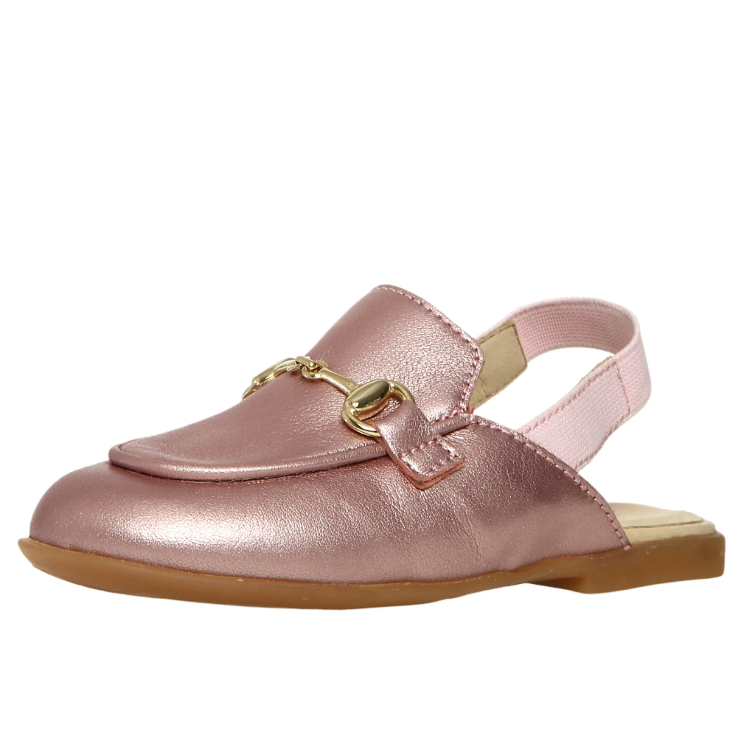 Naturino Girl's Mestre 2 Sandals - Metallic Cipria Carefree Feet
