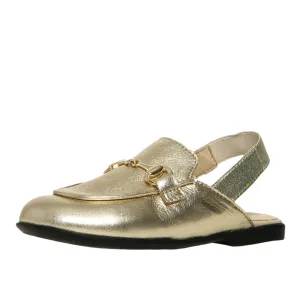 Naturino Girl's Mestre 2 Sandals - Metallic Platinum refined style