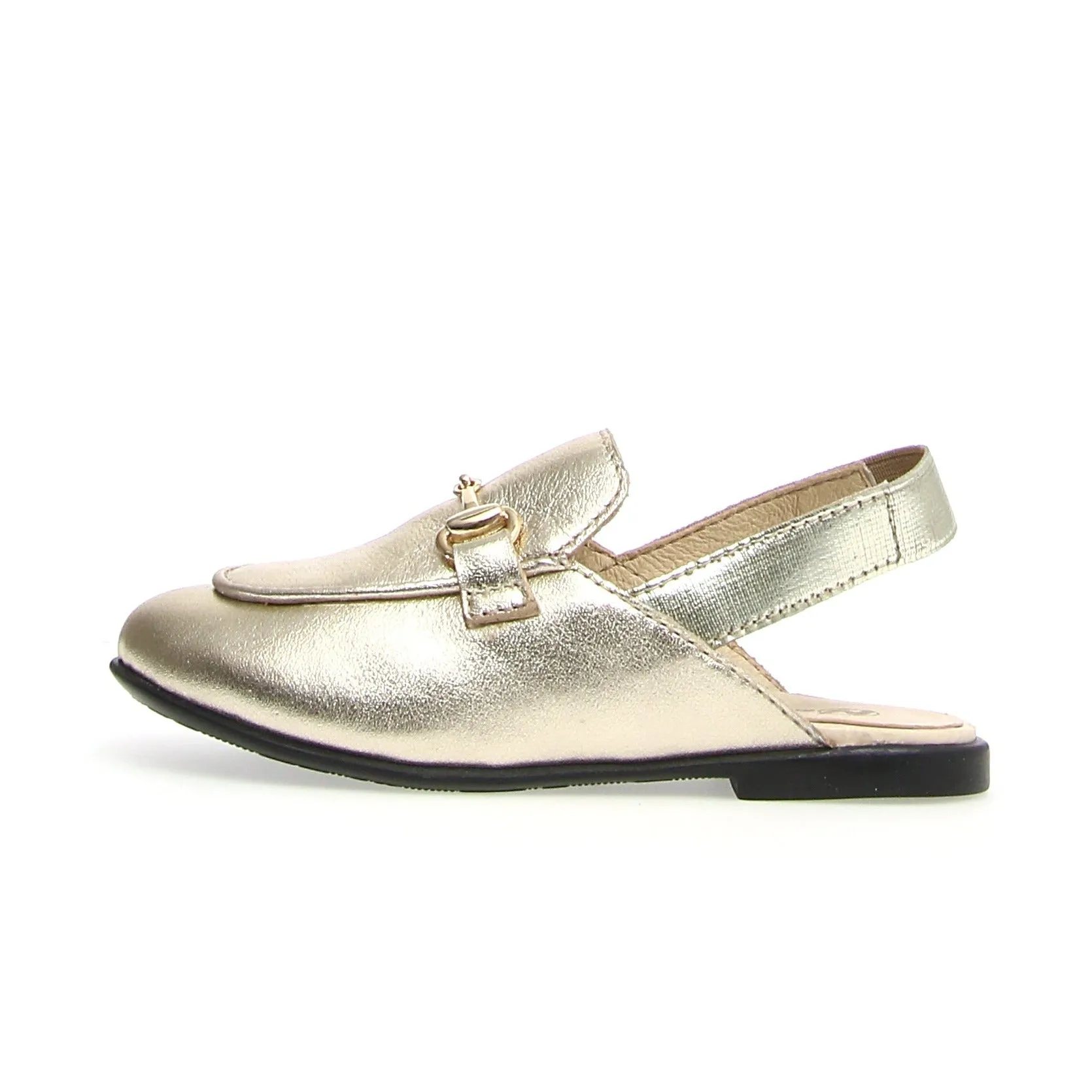 Naturino Girl's Mestre Sling Backs - Metallic Platinum Earth Path