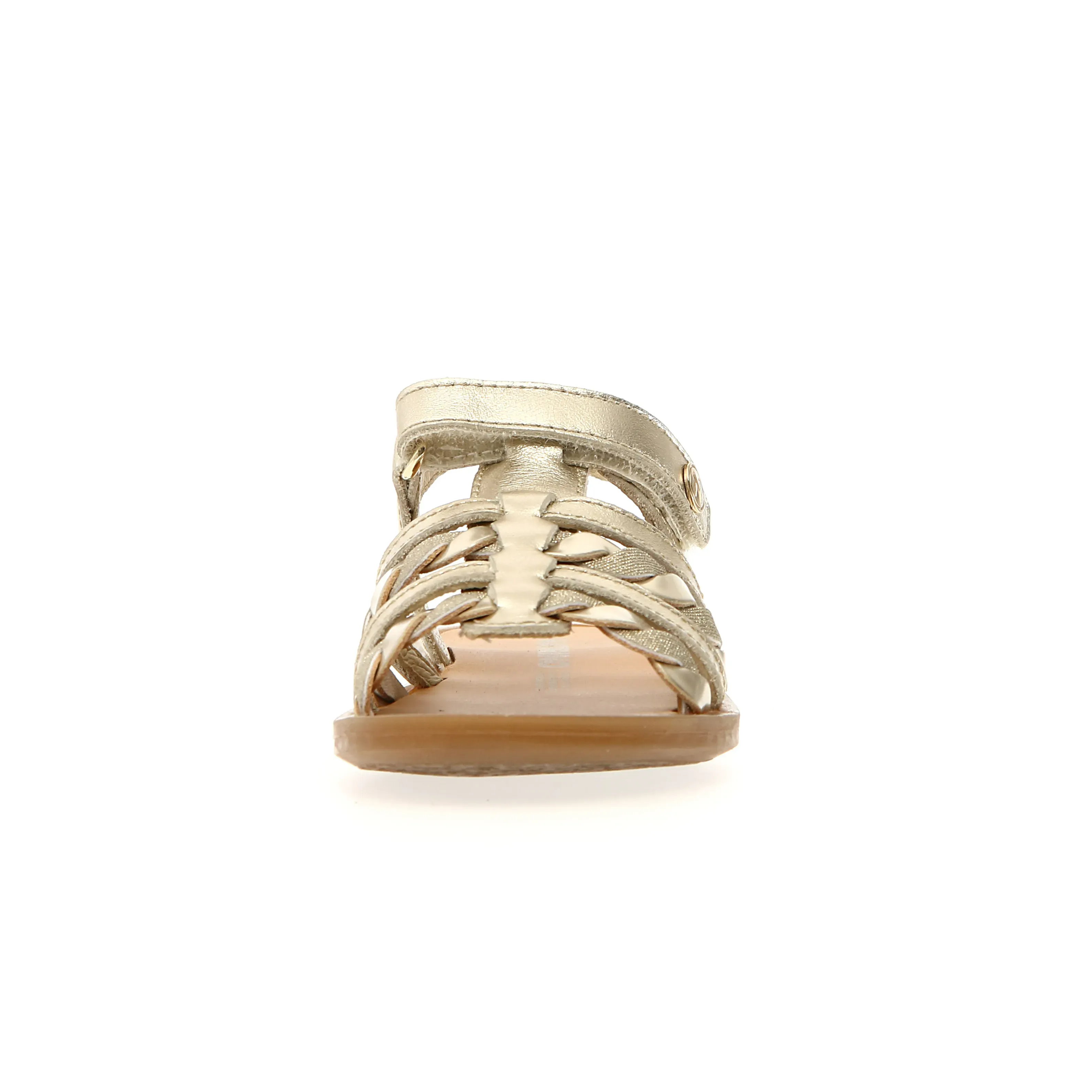Naturino Girl's Nuttah Braids 2 Sandals - Metallic Platinum Slow Living