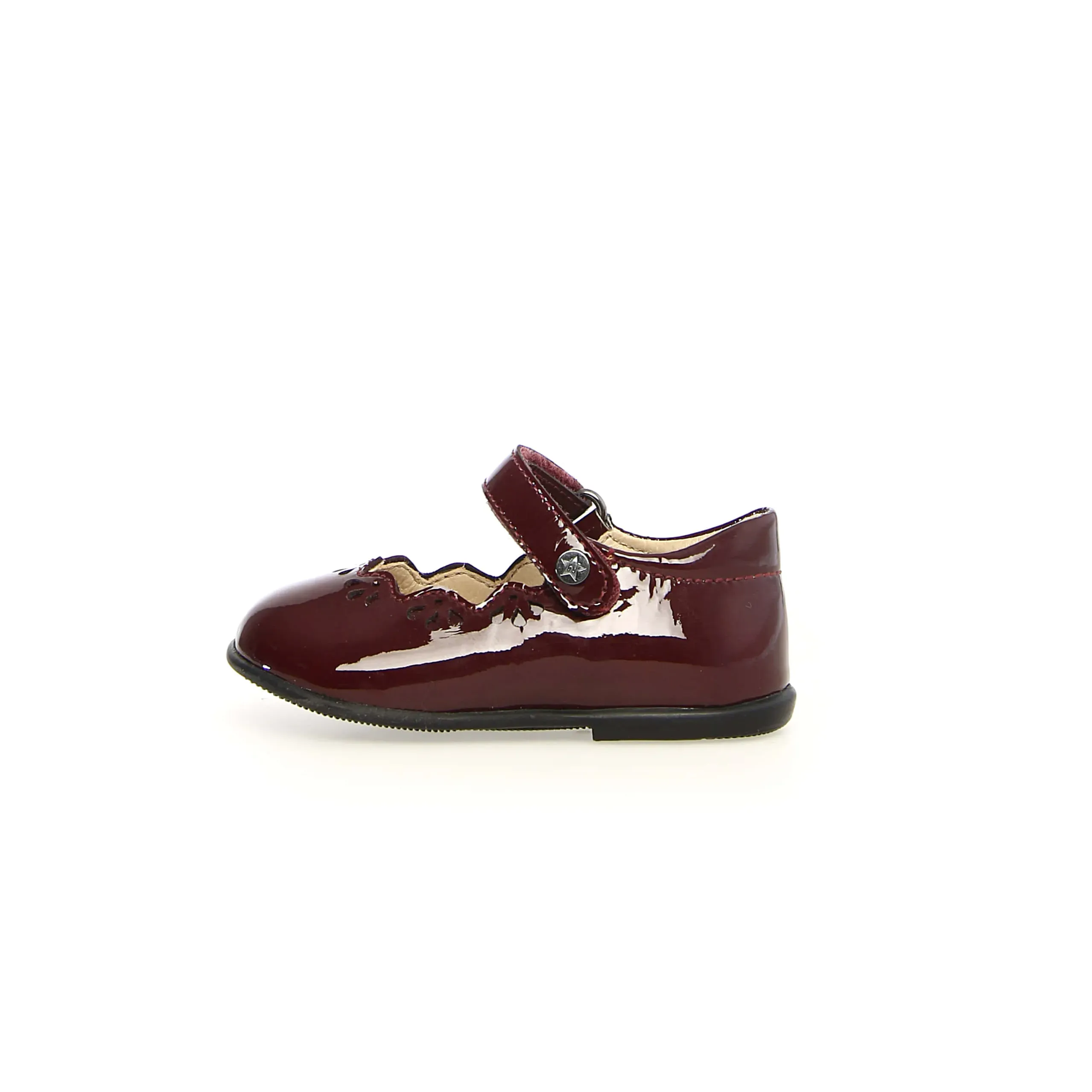 Naturino Girl's Olya Mary Jane Flats - Bordeaux silent comfort