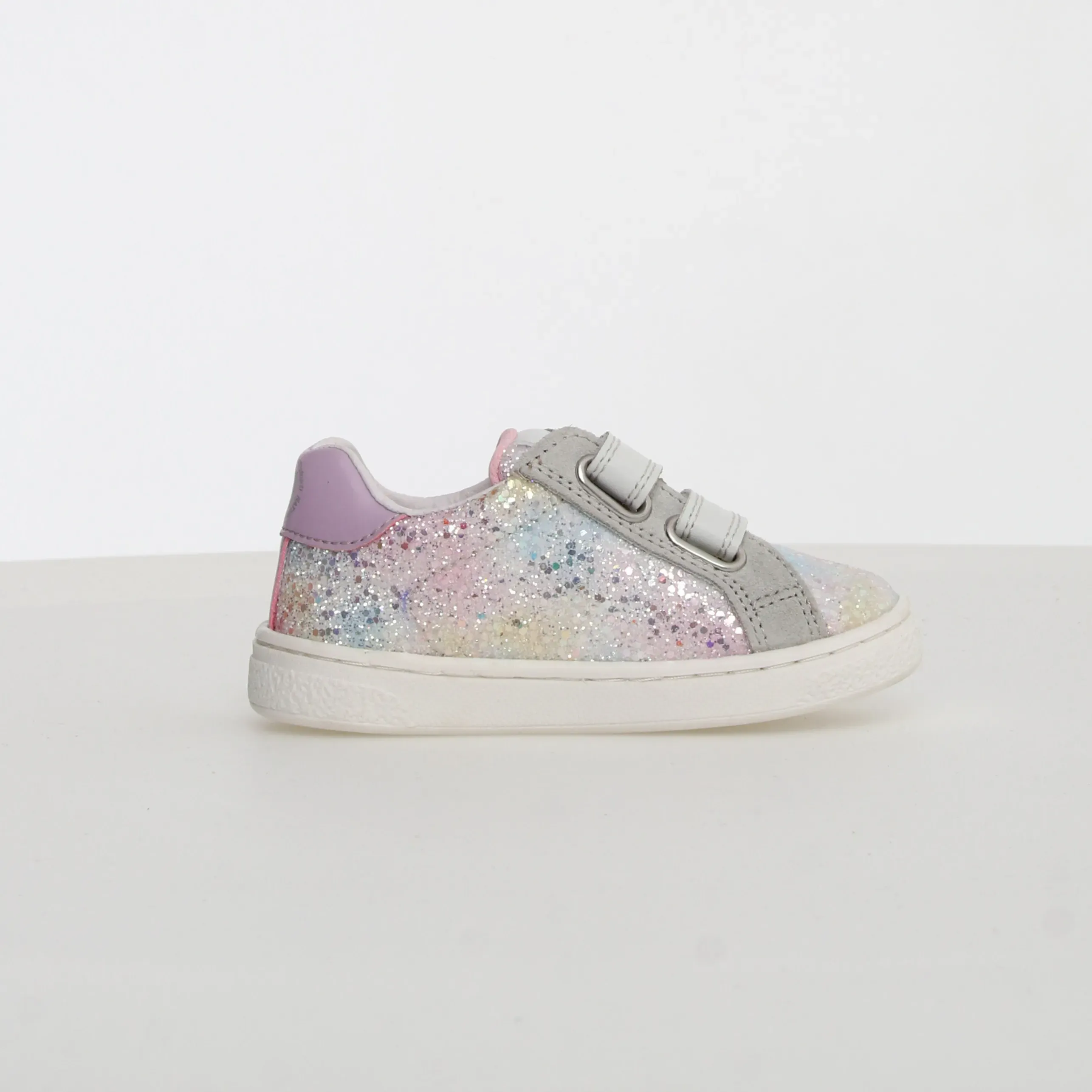 Naturino Girl's Pinn Vl Casual Shoes - Multi / Pink / Lilac smooth rush