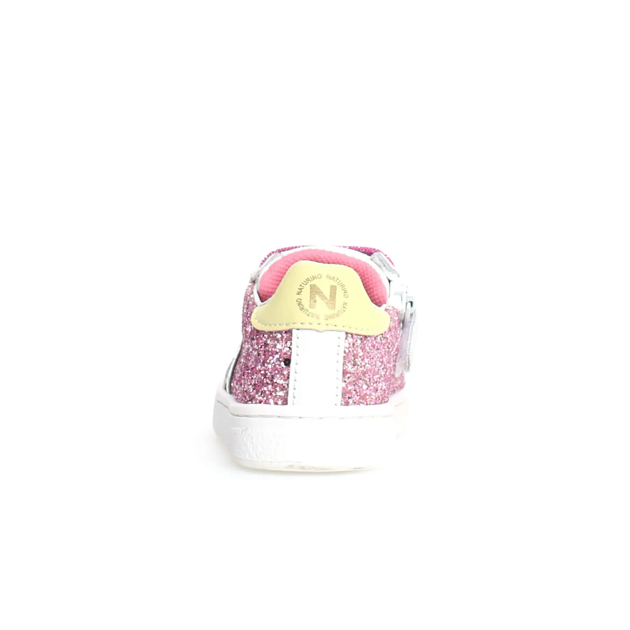 Naturino Girl's Pinn Zip Casual Shoes - White/Fuchsia/Paglia comfy street