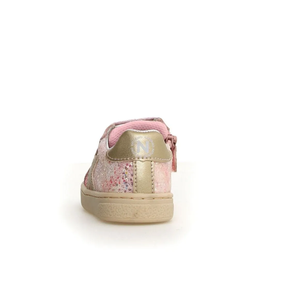 Naturino Girl's Pinn Zip Lace Up Casual Shoes - Cipria / Platinum dress down