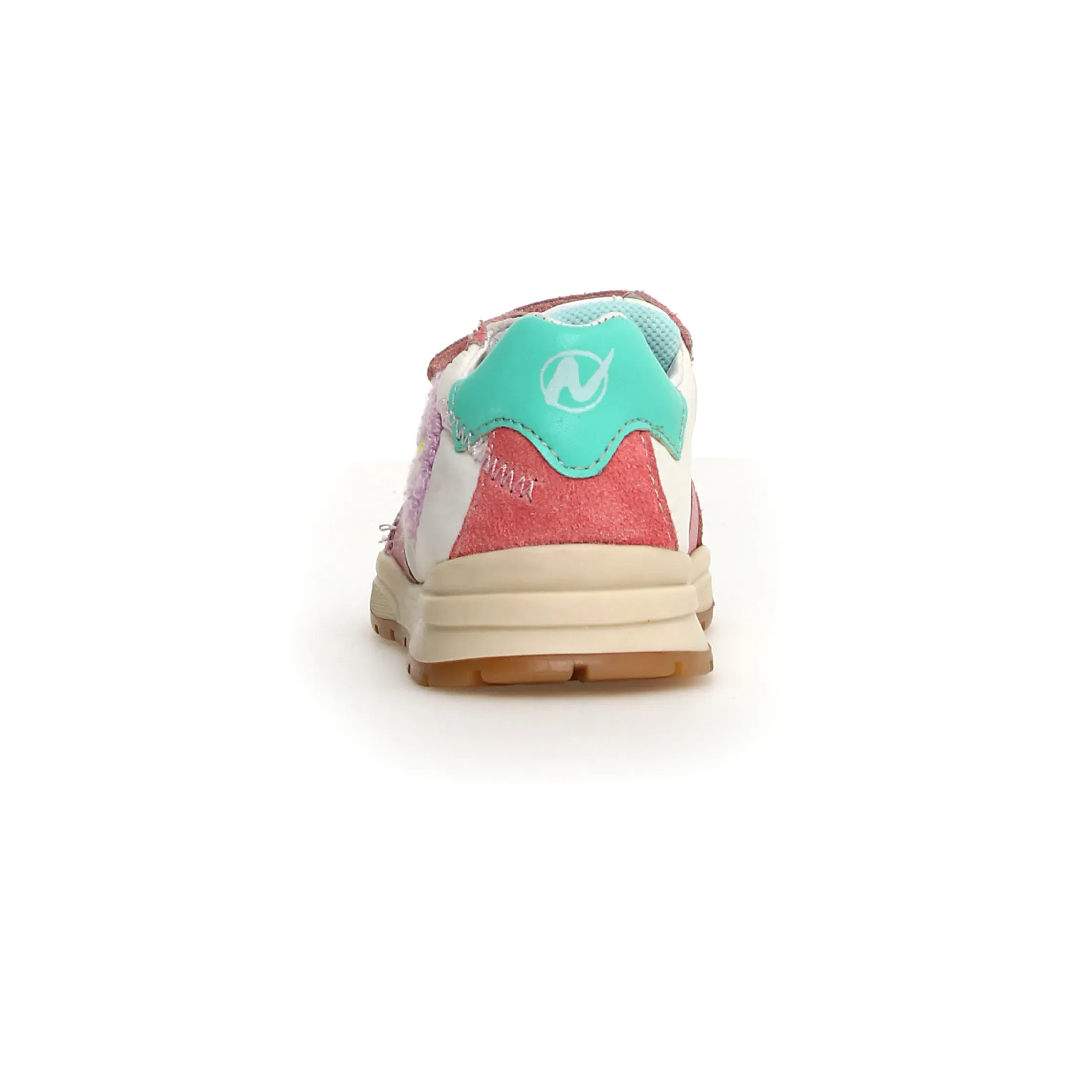 Naturino Girl's Quelly 3 Vl Sneakers - Pink / Milk anti slip