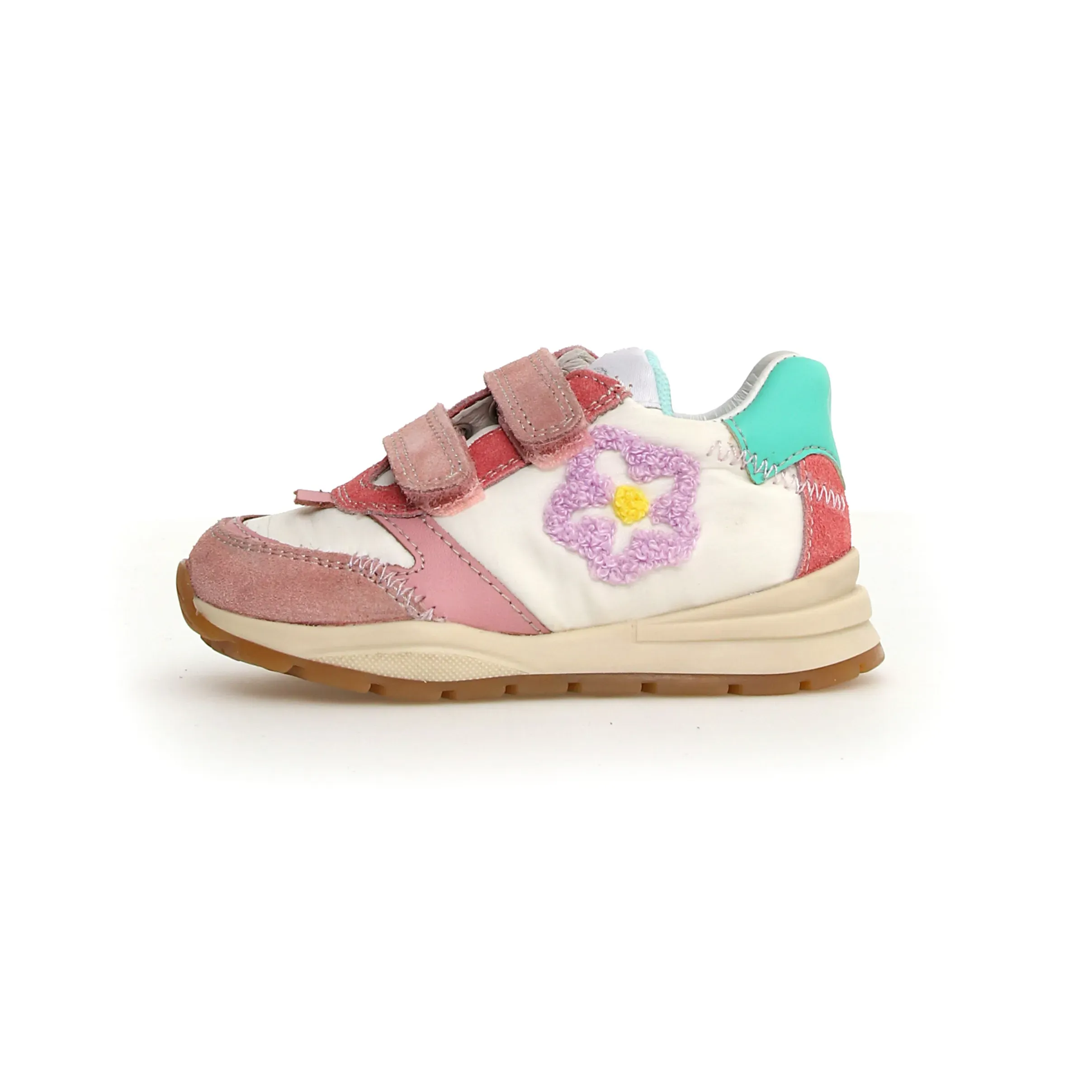 Naturino Girl's Quelly 3 Vl Sneakers - Pink / Milk comfy vibe